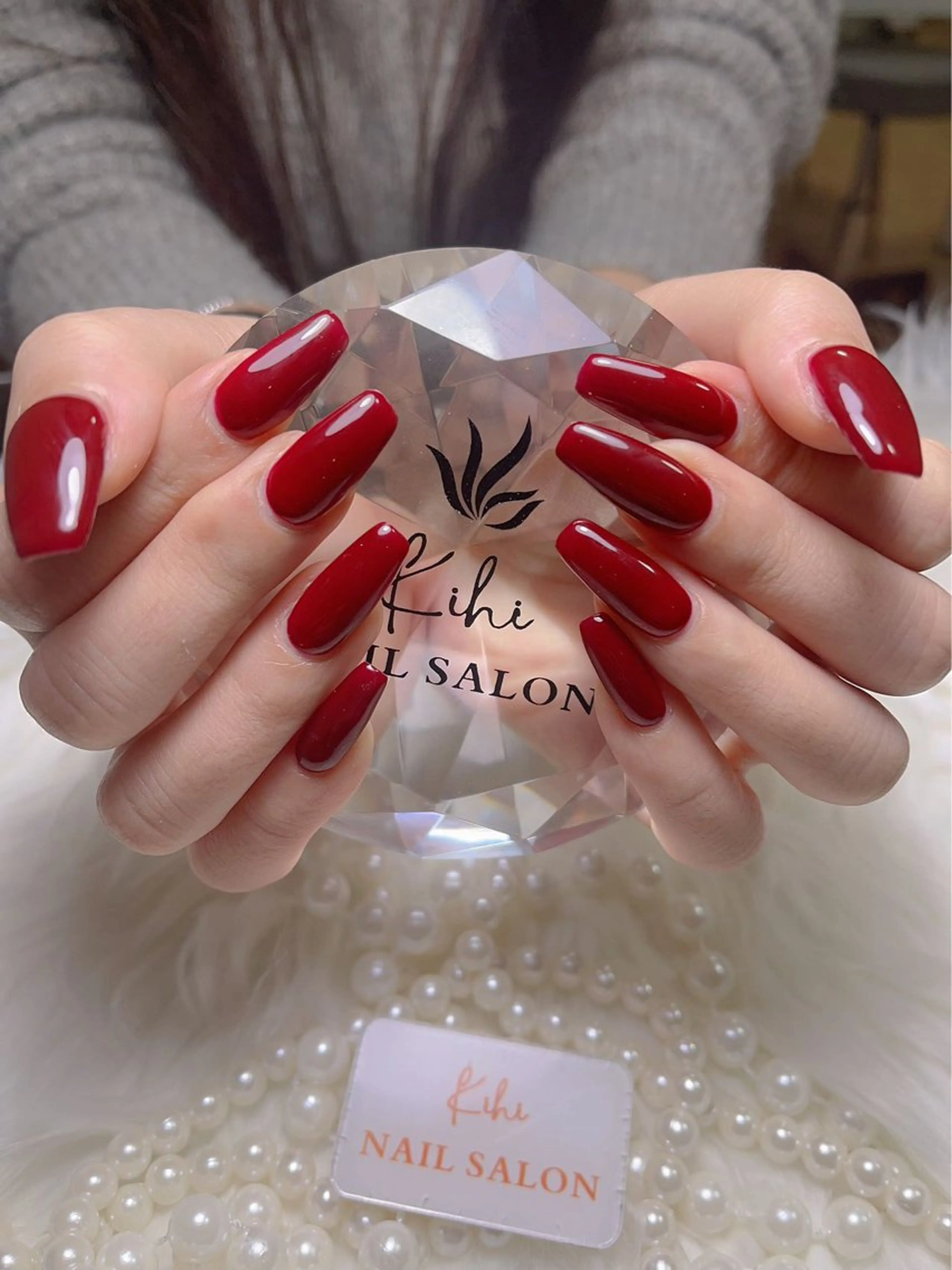 ネイル ワンカラーネイル ネイルチップ 福島 みきのネイルデザイン