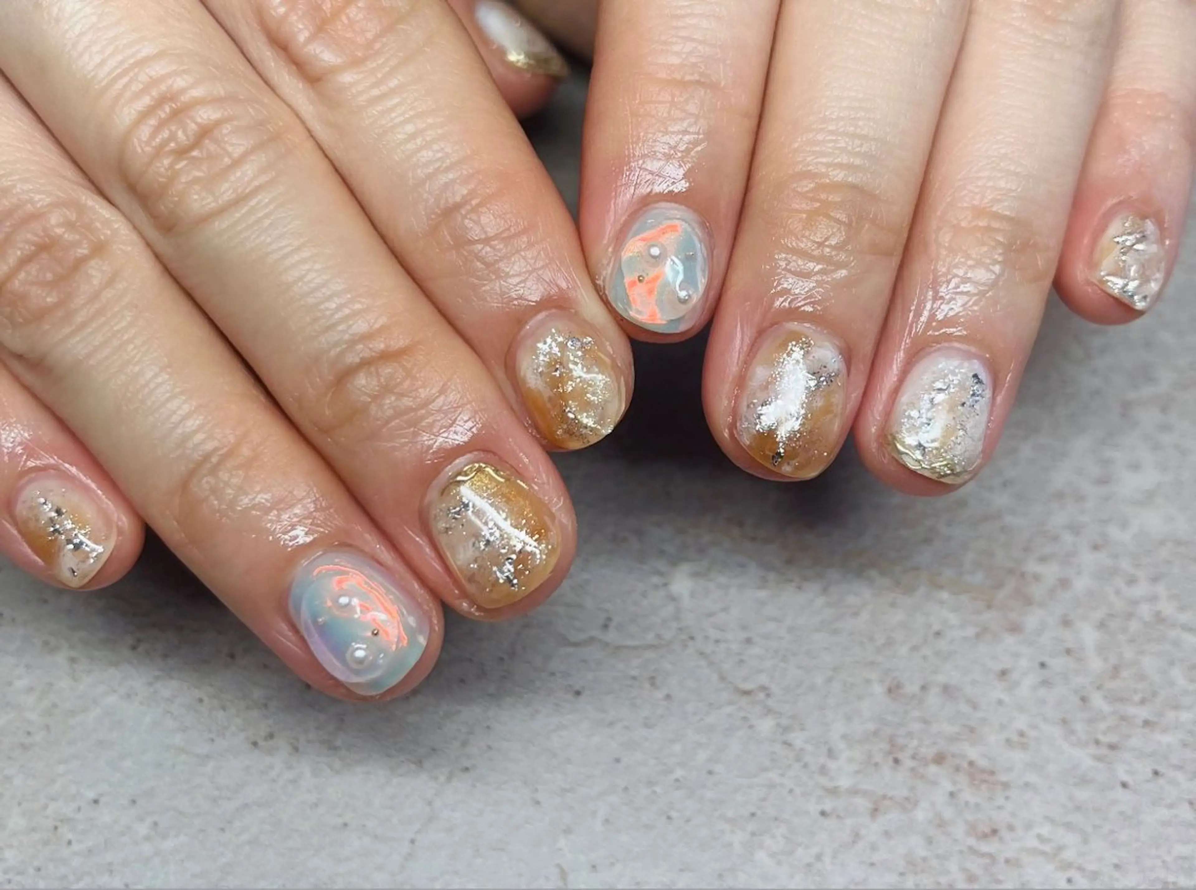 ネイル アートネイル ハンドネイル HazeGrass NAILのネイルデザイン