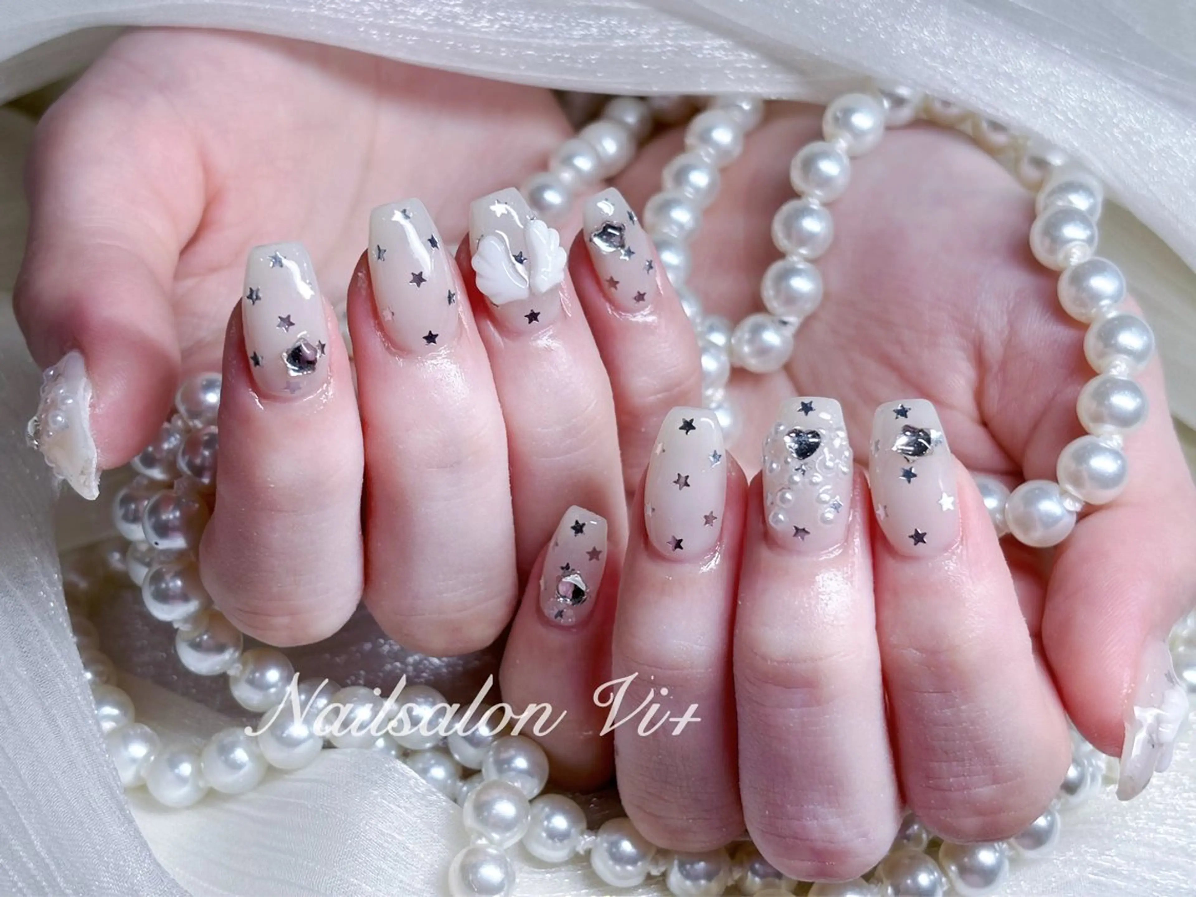 ネイル ハンドネイル Nailsalon Vi+ももか🩷のネイルデザイン