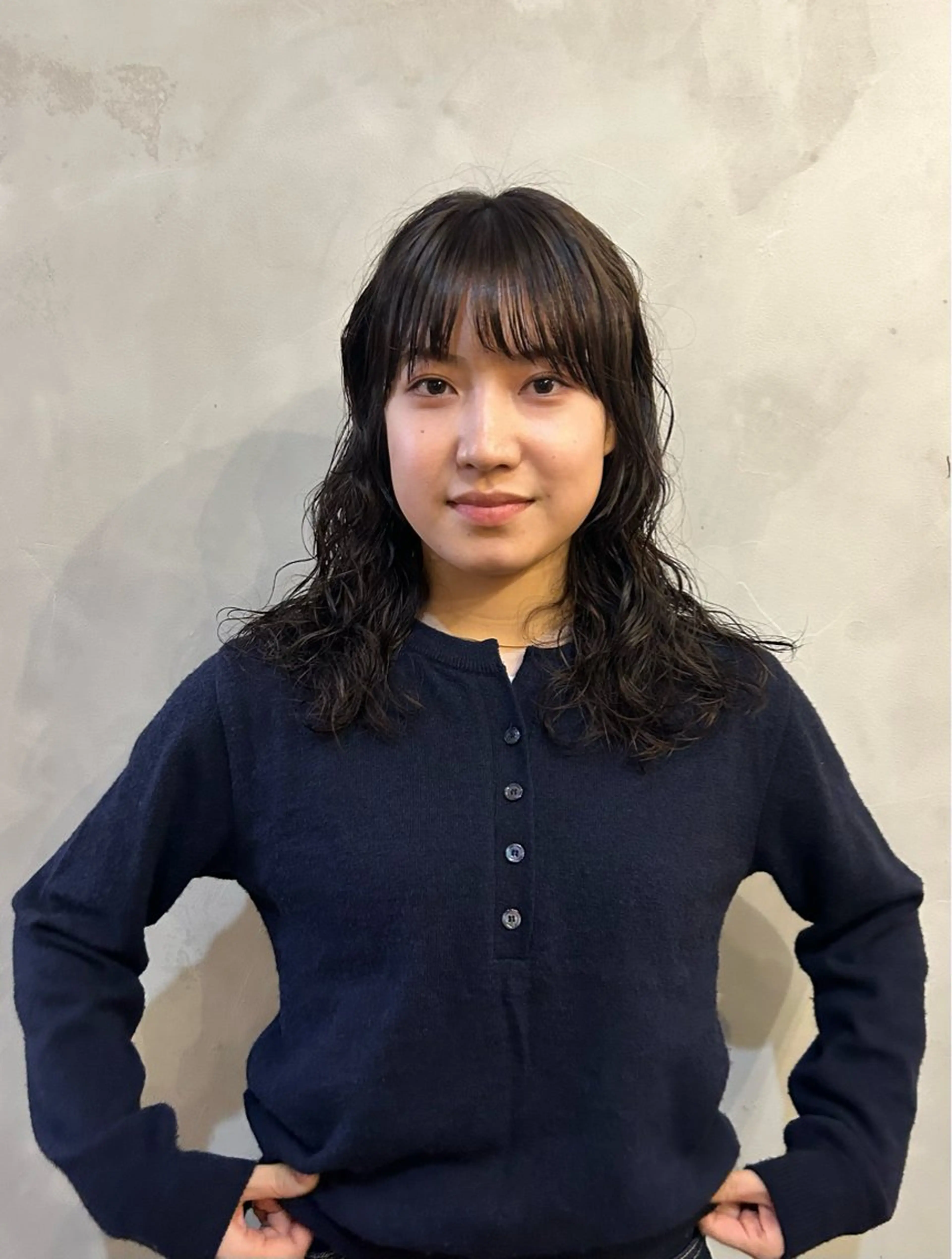 ミディアム カラー パーマ ミディアムパーマ カット 🌿ボブ パーマ高橋啓太🌿のヘアスタイル