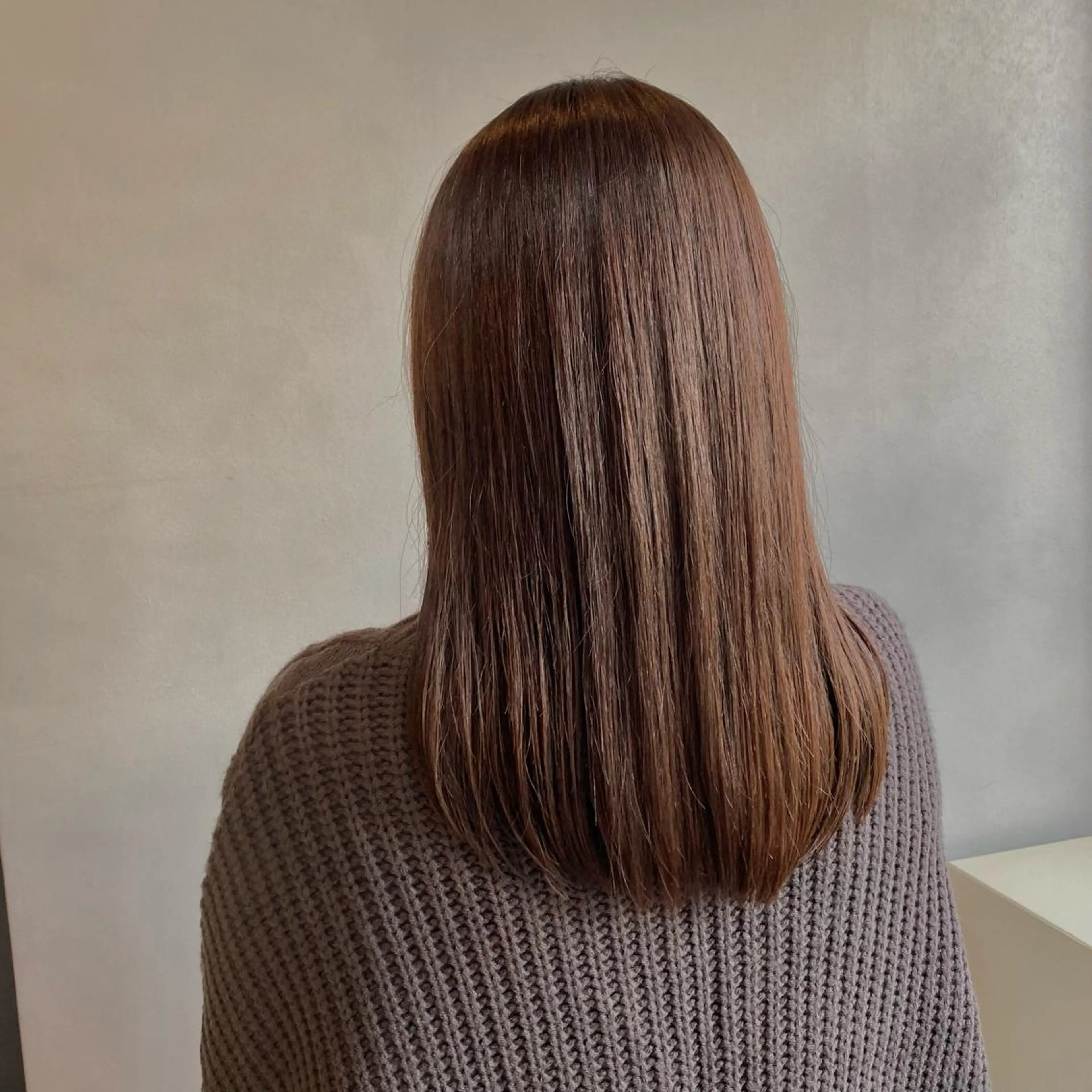 セミロング パーマ カット ヘアカラー 縮毛矯正 トリートメント 🪐SOURCE 塚口　シマブクロ🪐のヘアスタイル