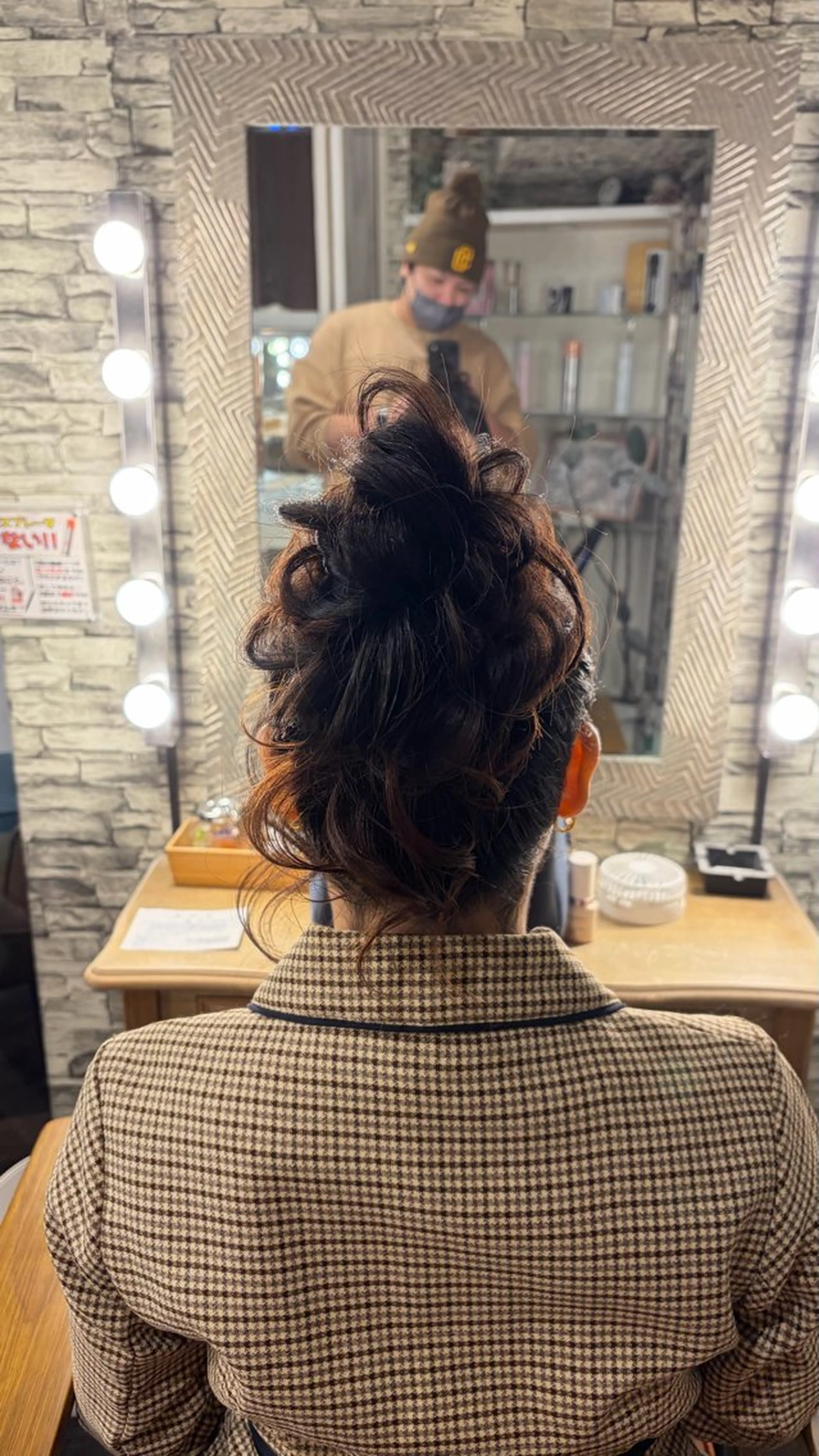 ロング ヘアアレンジ お団子ヘア hair make  Lucciのヘアスタイル