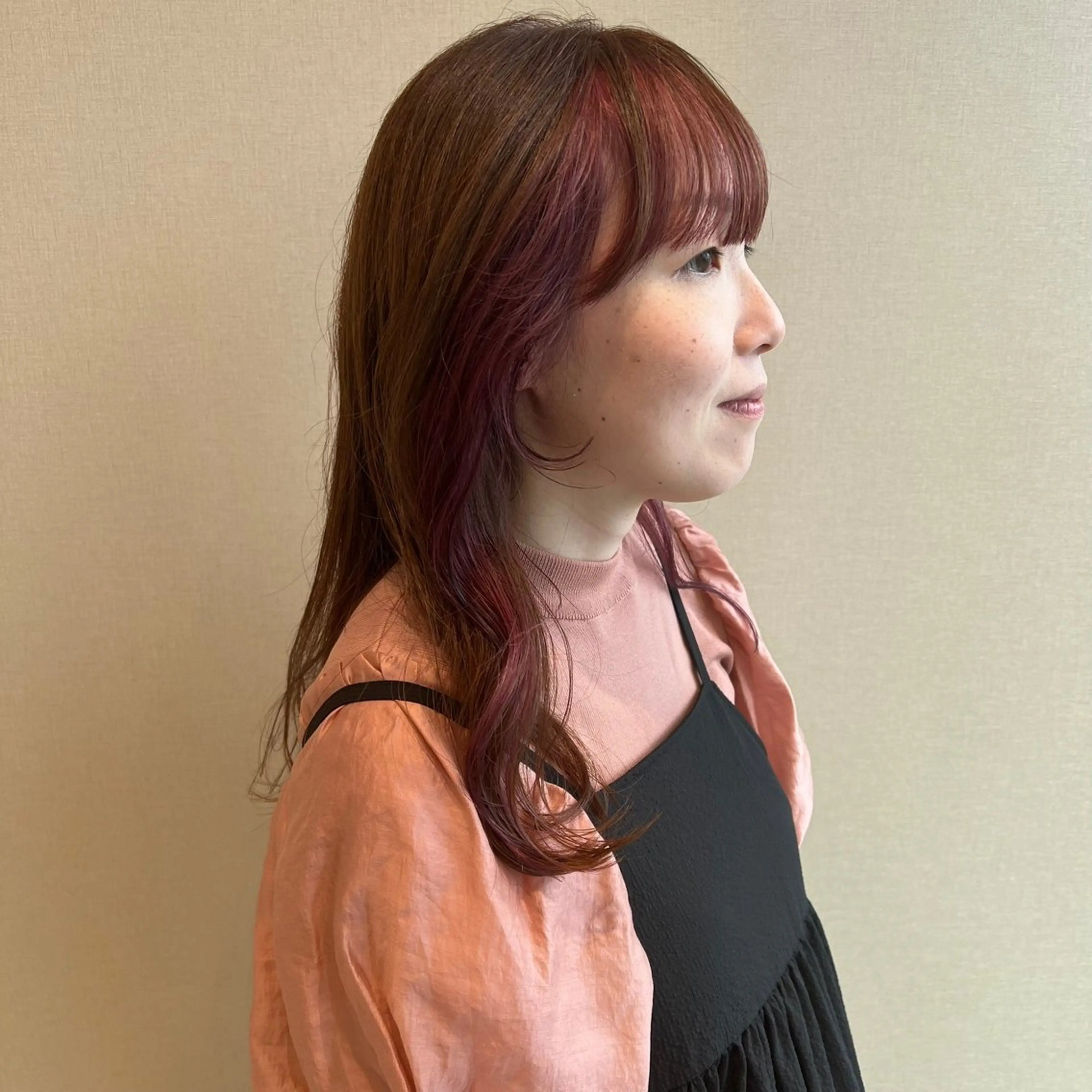 セミロング カラー カットモデル様募集中 🎀良川琴奈のヘアスタイル