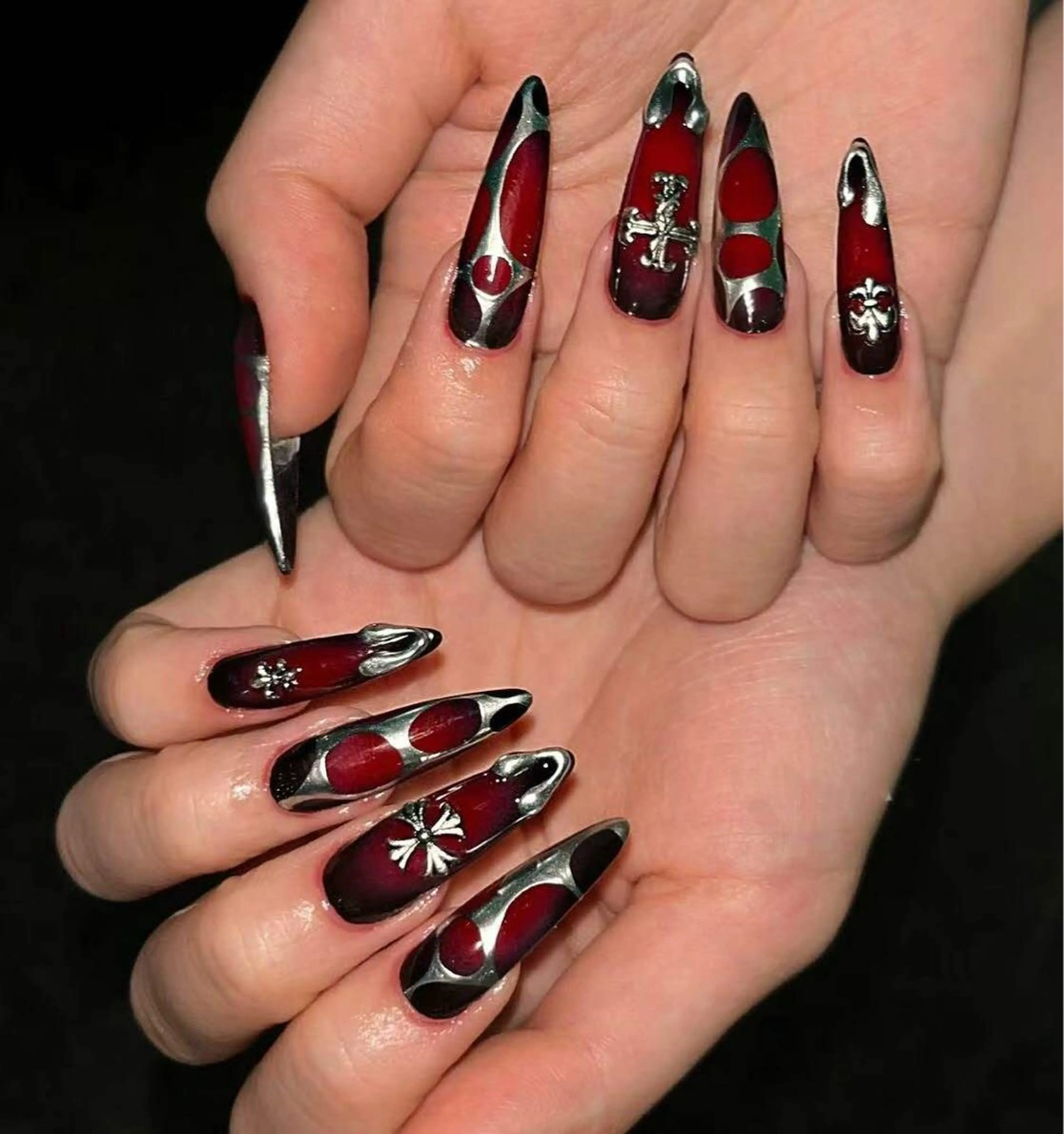 ネイル オーロラネイル フラワーネイル フットネイル フレンチネイル ジェルネイル ハンドネイル 相沢 さやかのネイルデザイン