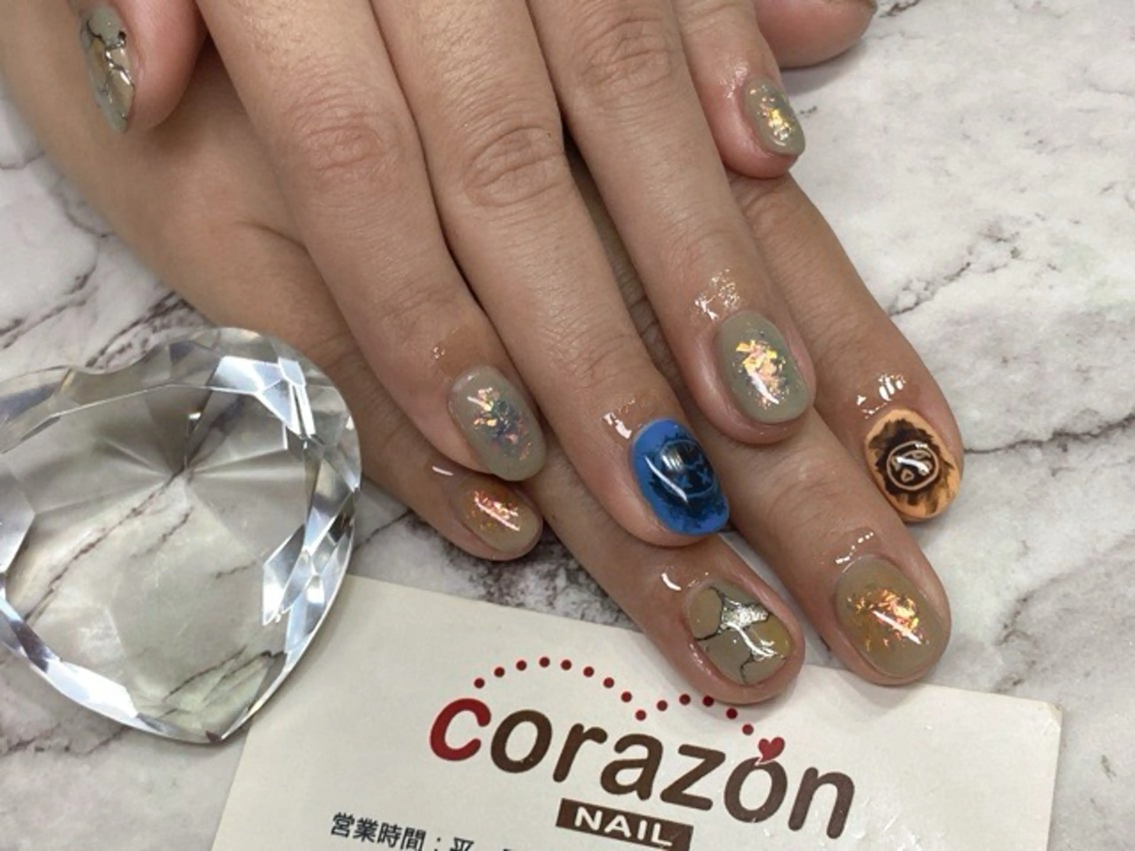 ネイル アートネイル corazon所属・ネイリスト aicoのネイルデザイン