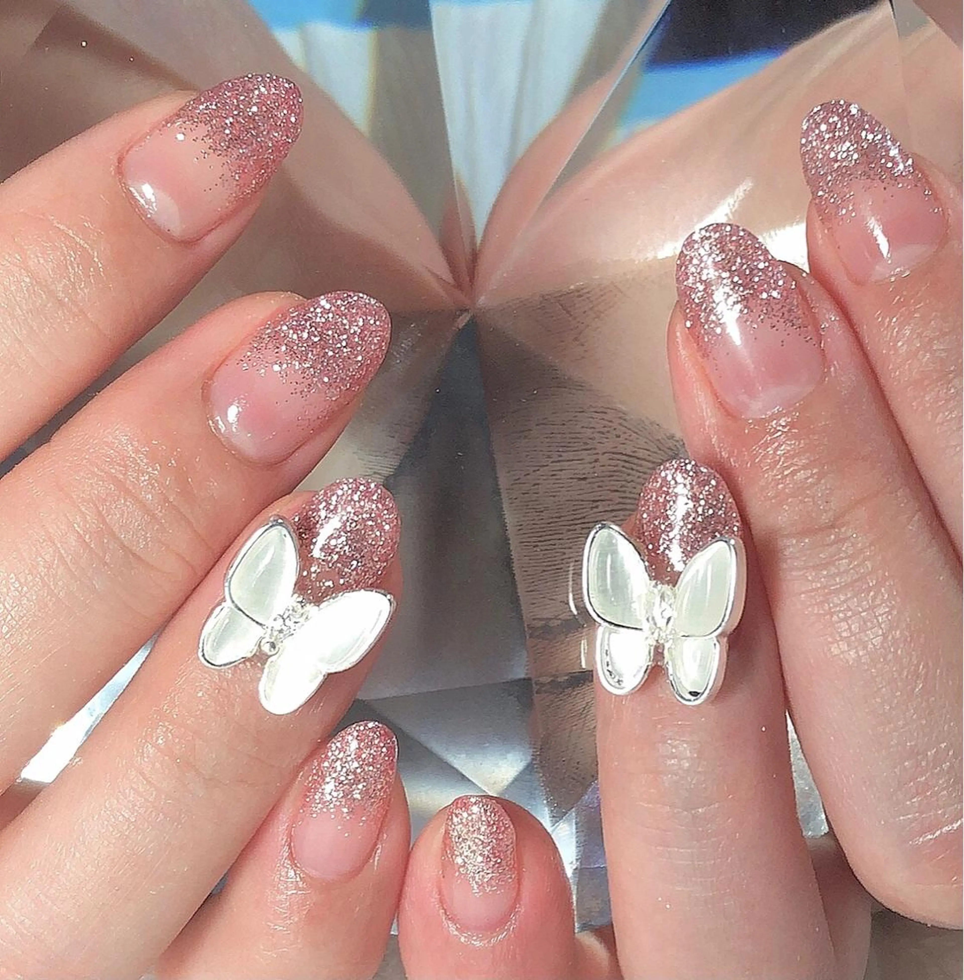 ショート ネイル 🦋Kiyomi. 🦋のネイルデザイン