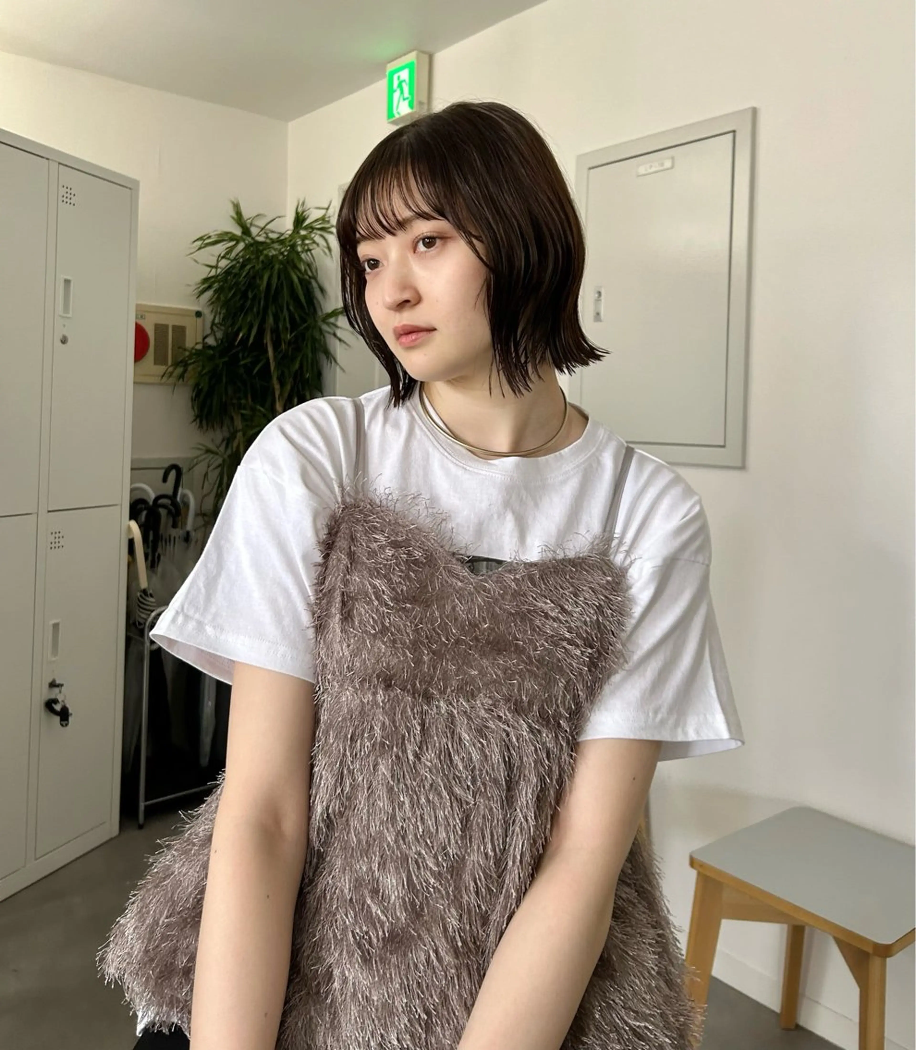 ショート ボブ くびれヘア カット ヘアカラー 結べるくびれボブ/透 明感カラーtaigaのヘアスタイル