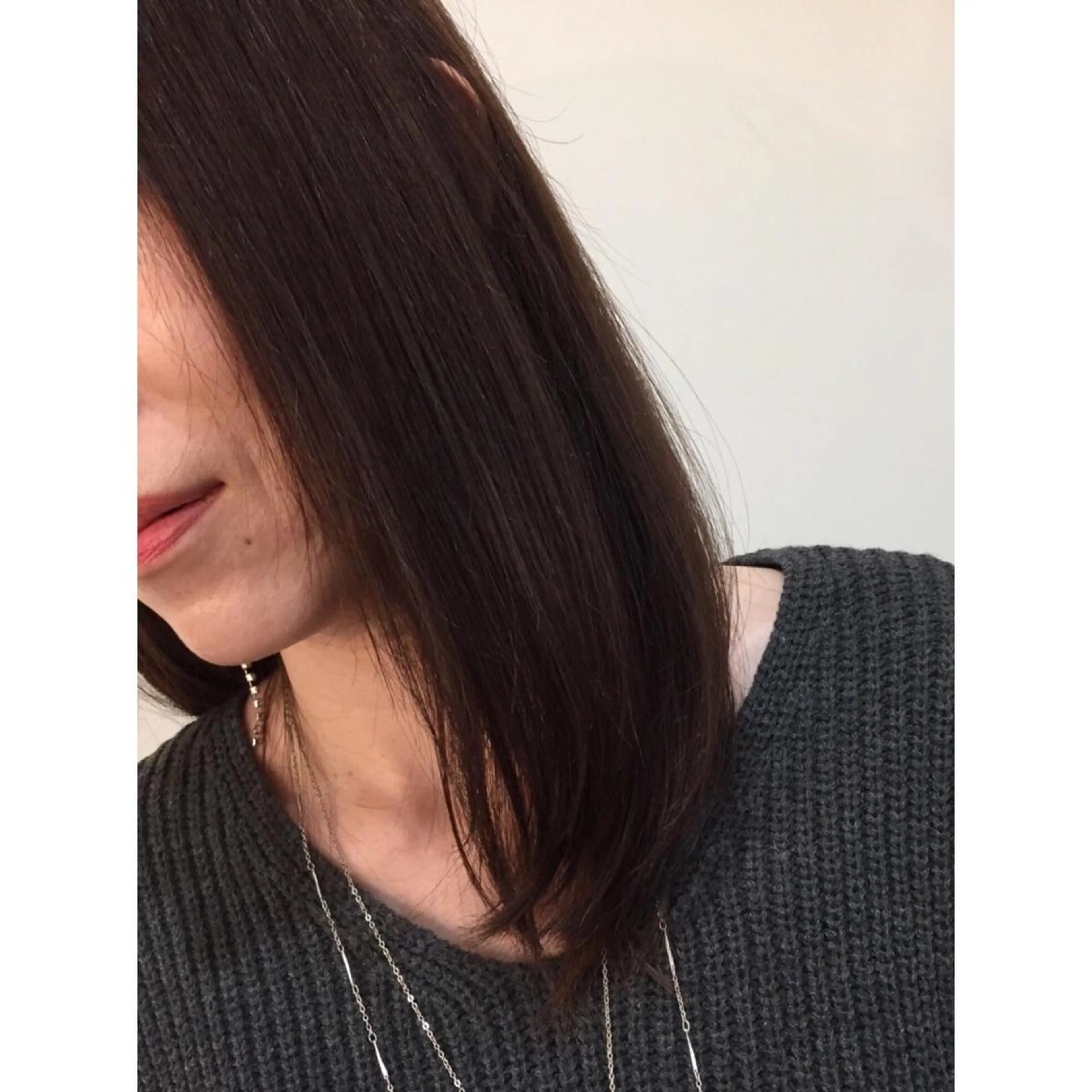 ロング カラー ヘアアレンジ アッシュ アッシュブラウン ブラウンカラー 福壽 優奈のヘアスタイル