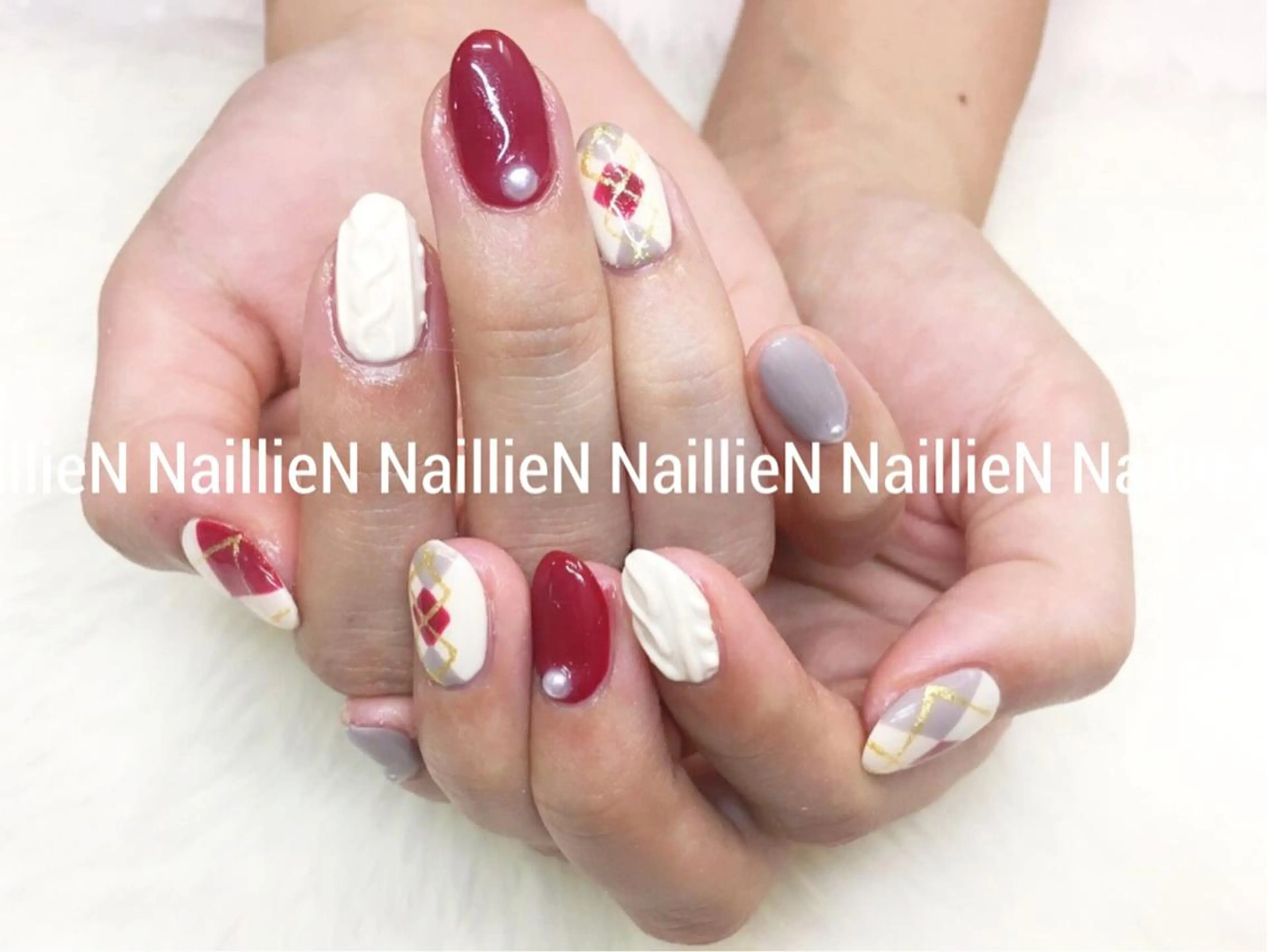 ネイル 冬ネイル Nail lieNのネイルデザイン