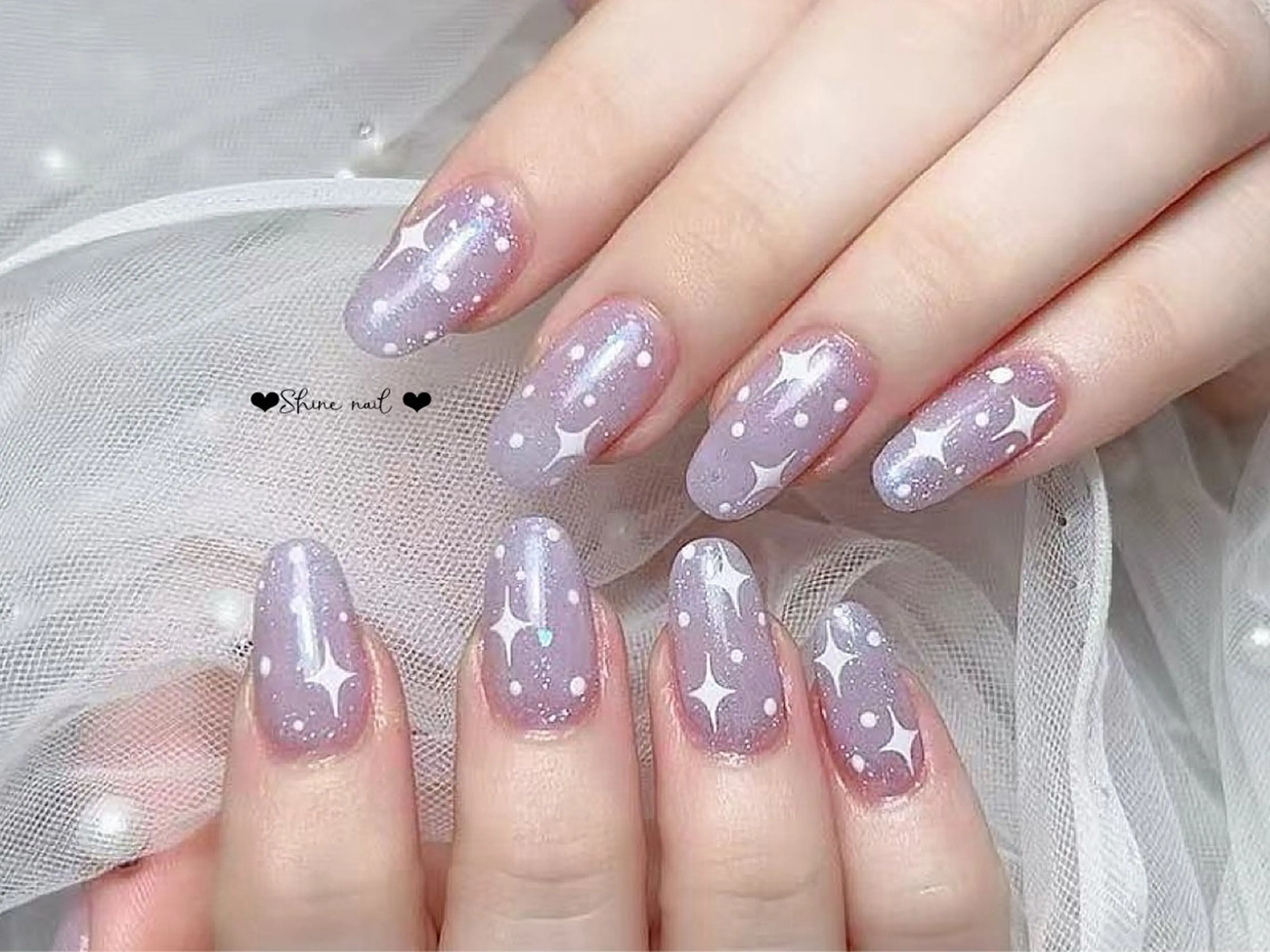 ネイル 〜Shine Nail〜【サイナネイル】パラジェル／ 長さだし／持ち込み／ワンホン／フィルイン所属・サイナ🎀 長さだし&デザインのネイルデザイン