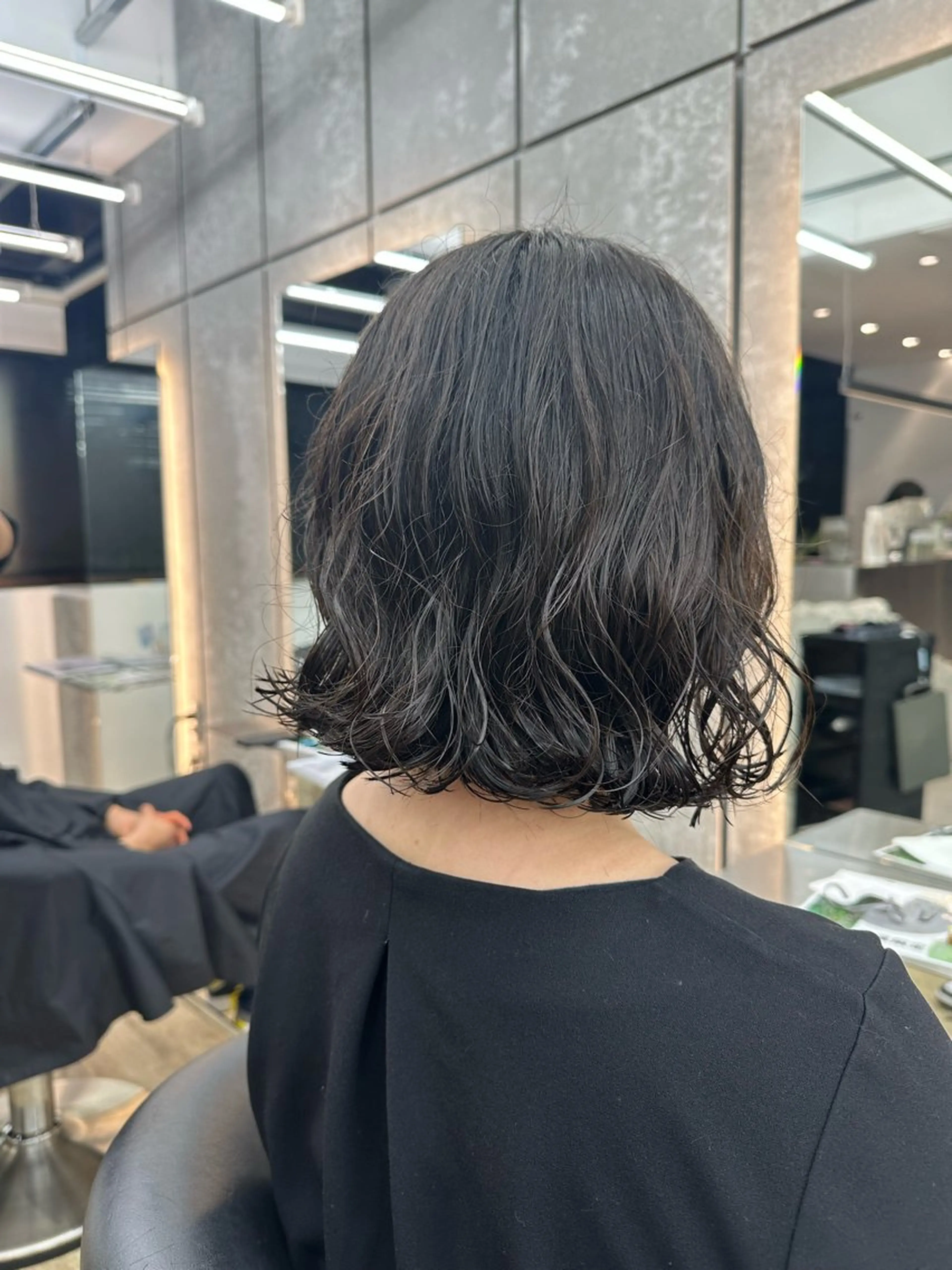 パーマ ボブ デジタルパーマ カット パーマ トリートメント 縮毛矯正💎ショート /パーマ❣️ともきのヘアスタイル