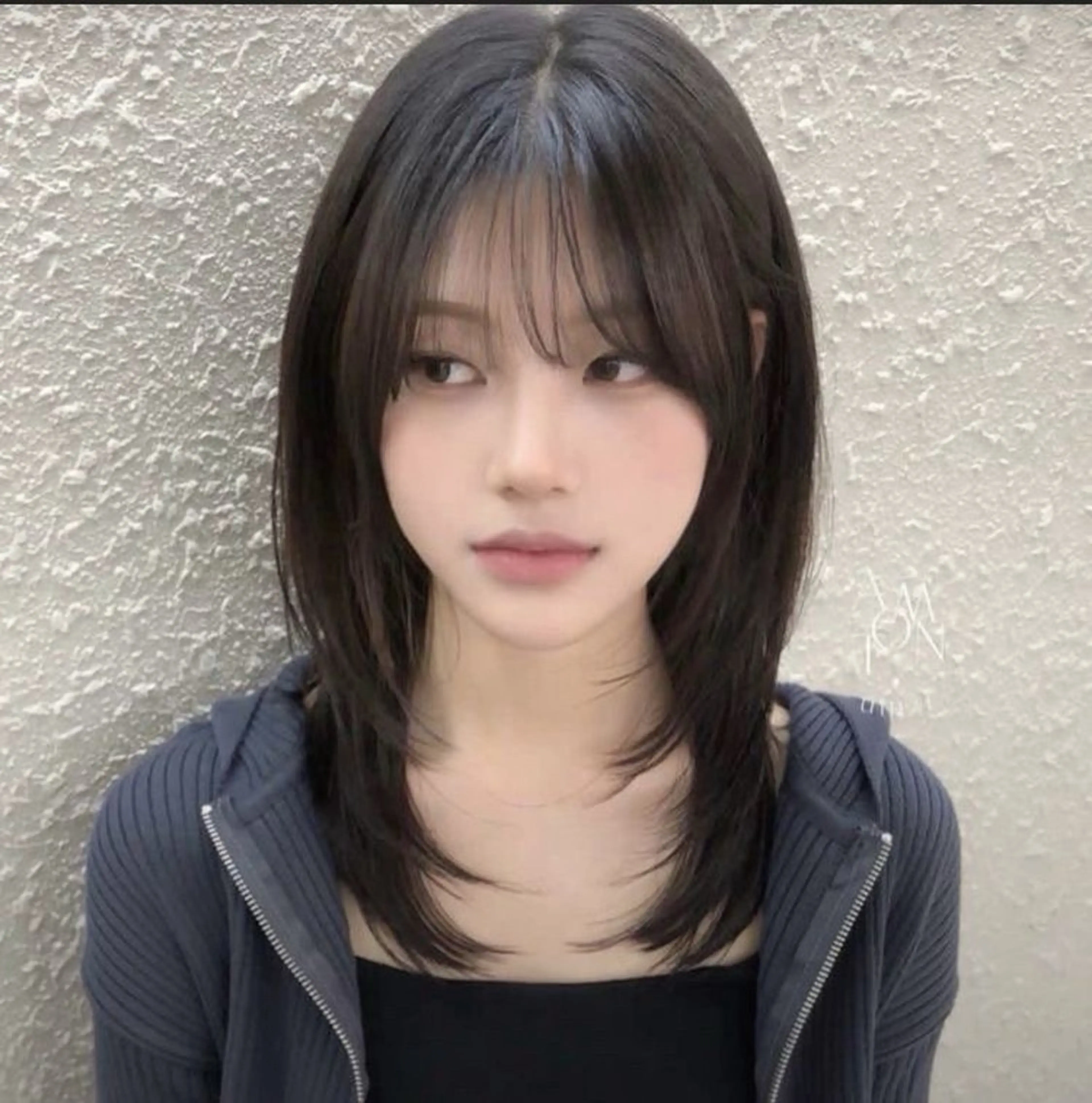 セミロング レイヤーカット 似合わせカット ウルフカット ウルフレイヤー カット ヘアカラー トリートメント ボブ/くびれボブ/ 髪質改善/Ru-kaのヘアスタイル
