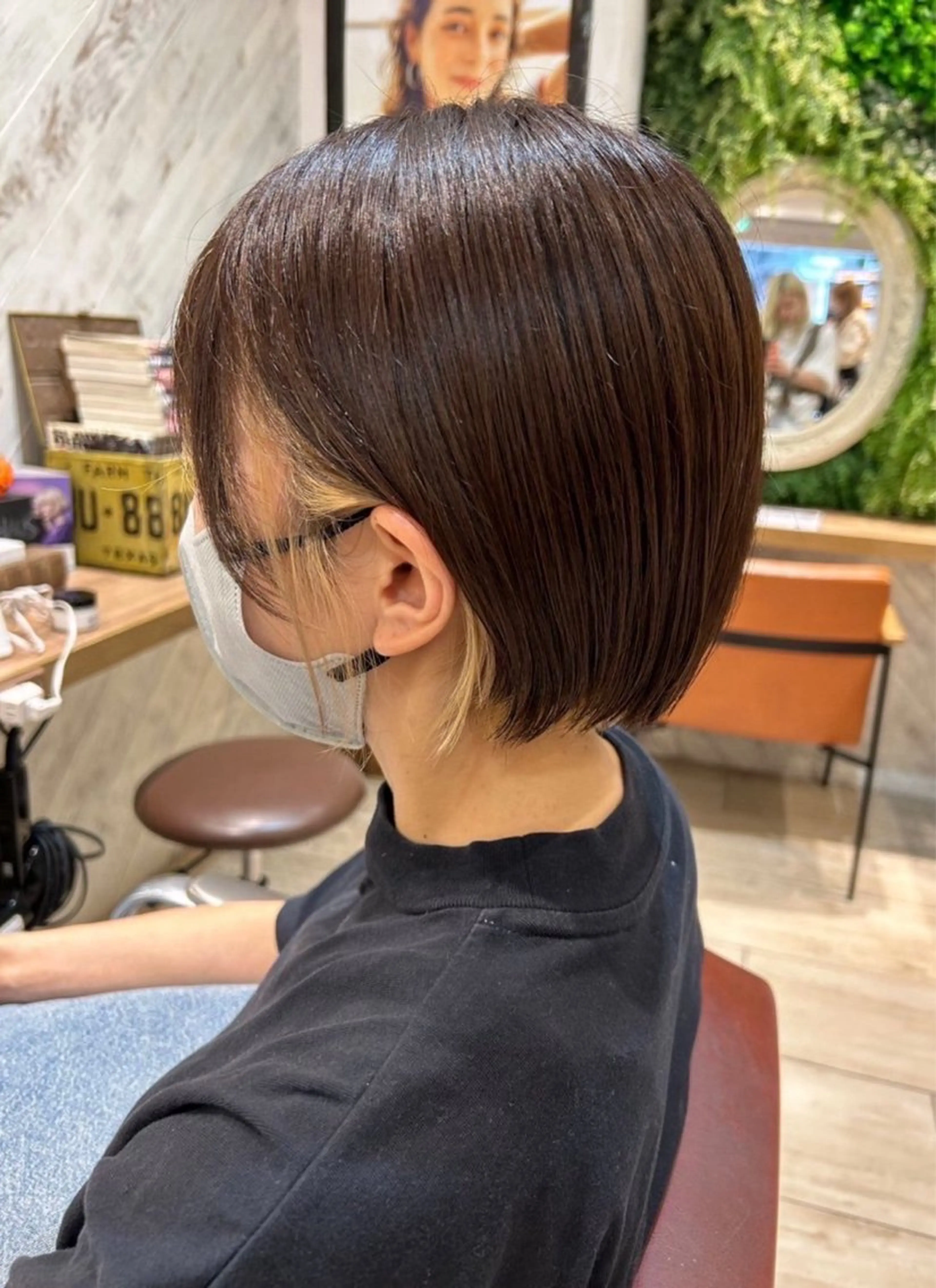 ミディアム ✨髪質改善縮毛矯正 酸性ストレートのヘアスタイル