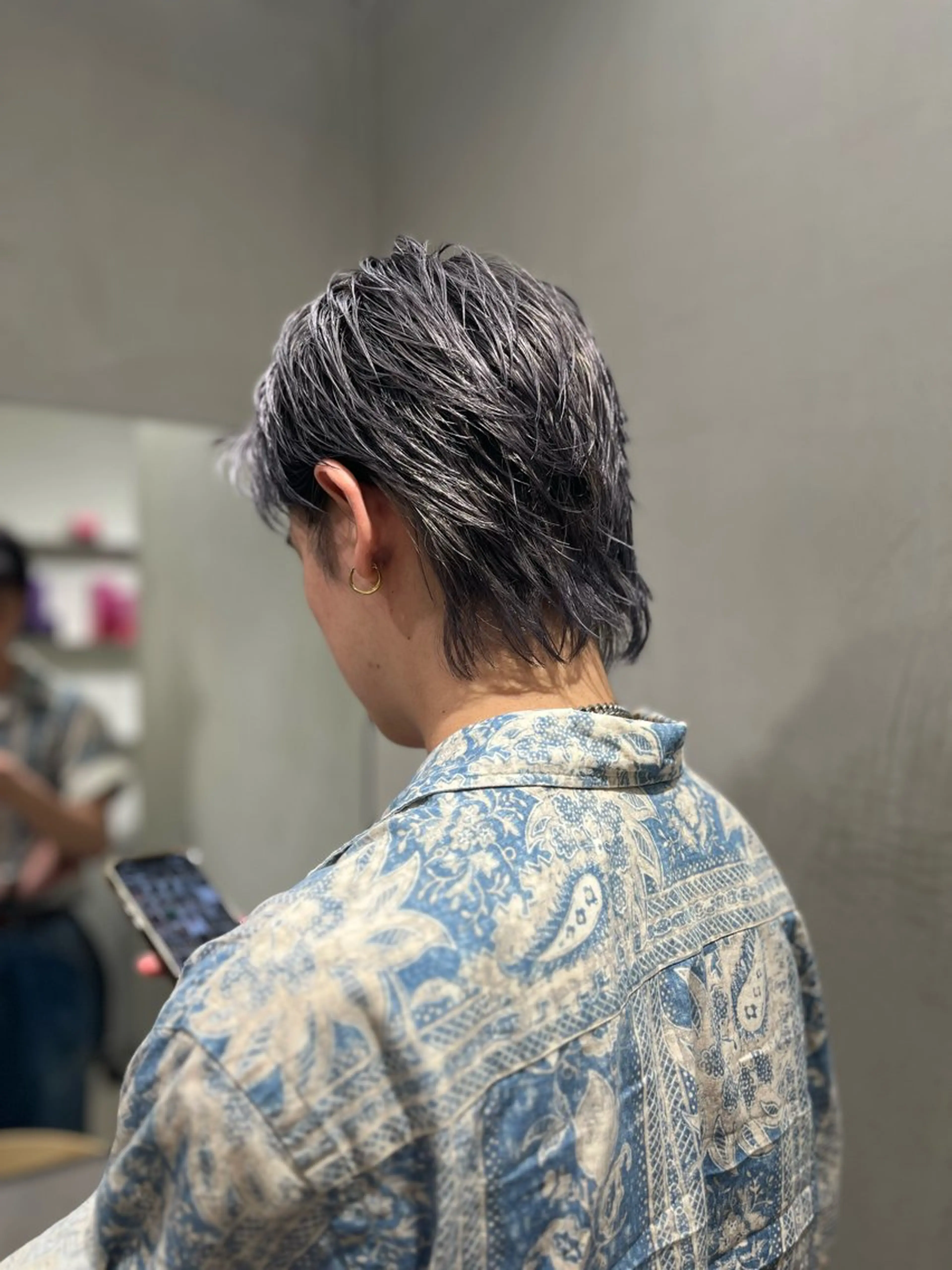 ショート カラー メンズ ヘアカラー fifth 名駅所属・深谷 侑亮のヘアスタイル