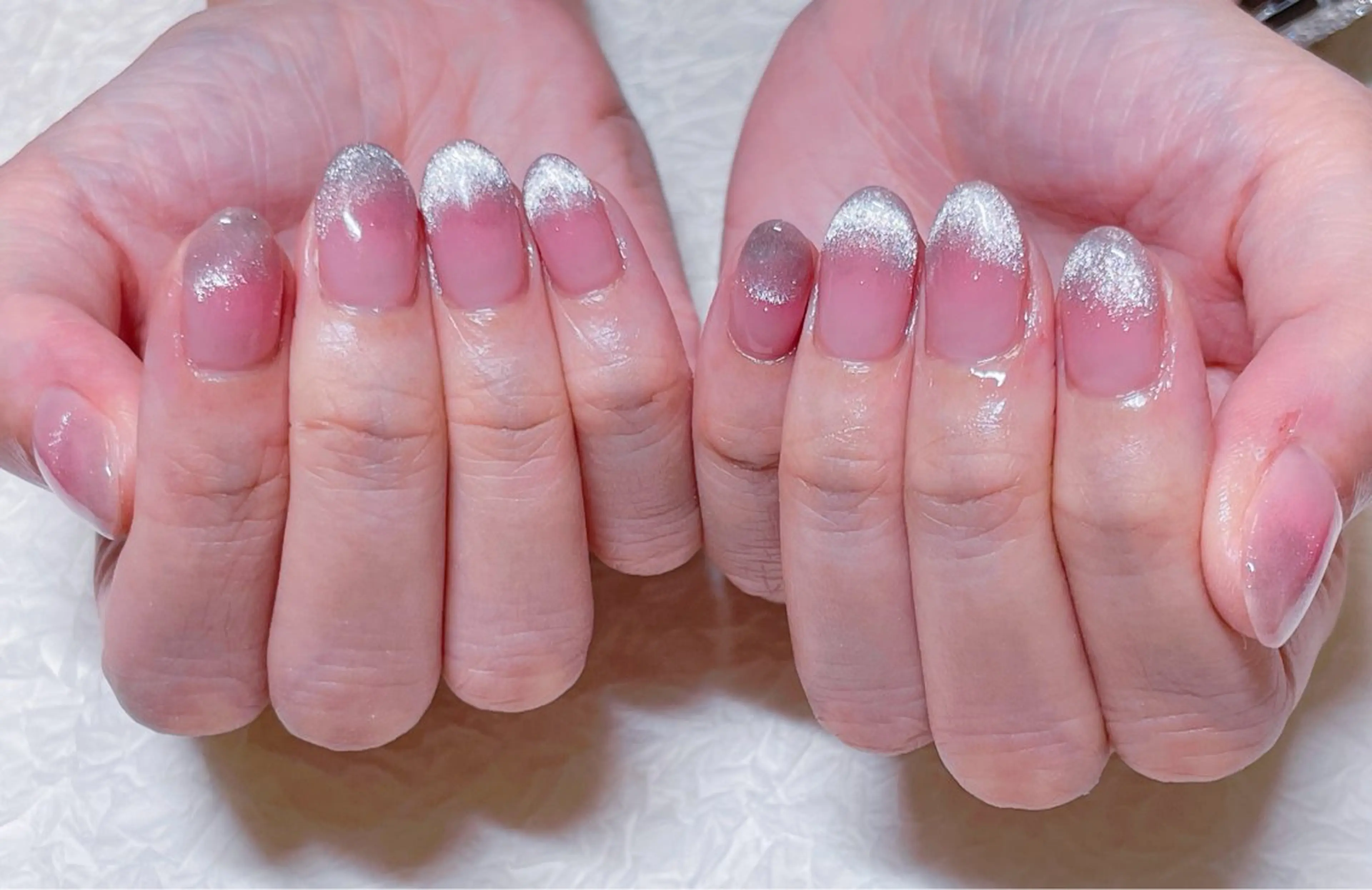 ネイル アートネイル オーロラネイル チークネイル フラッシュネイル フットネイル ハンドネイル ゆ か_Nails💫のネイルデザイン