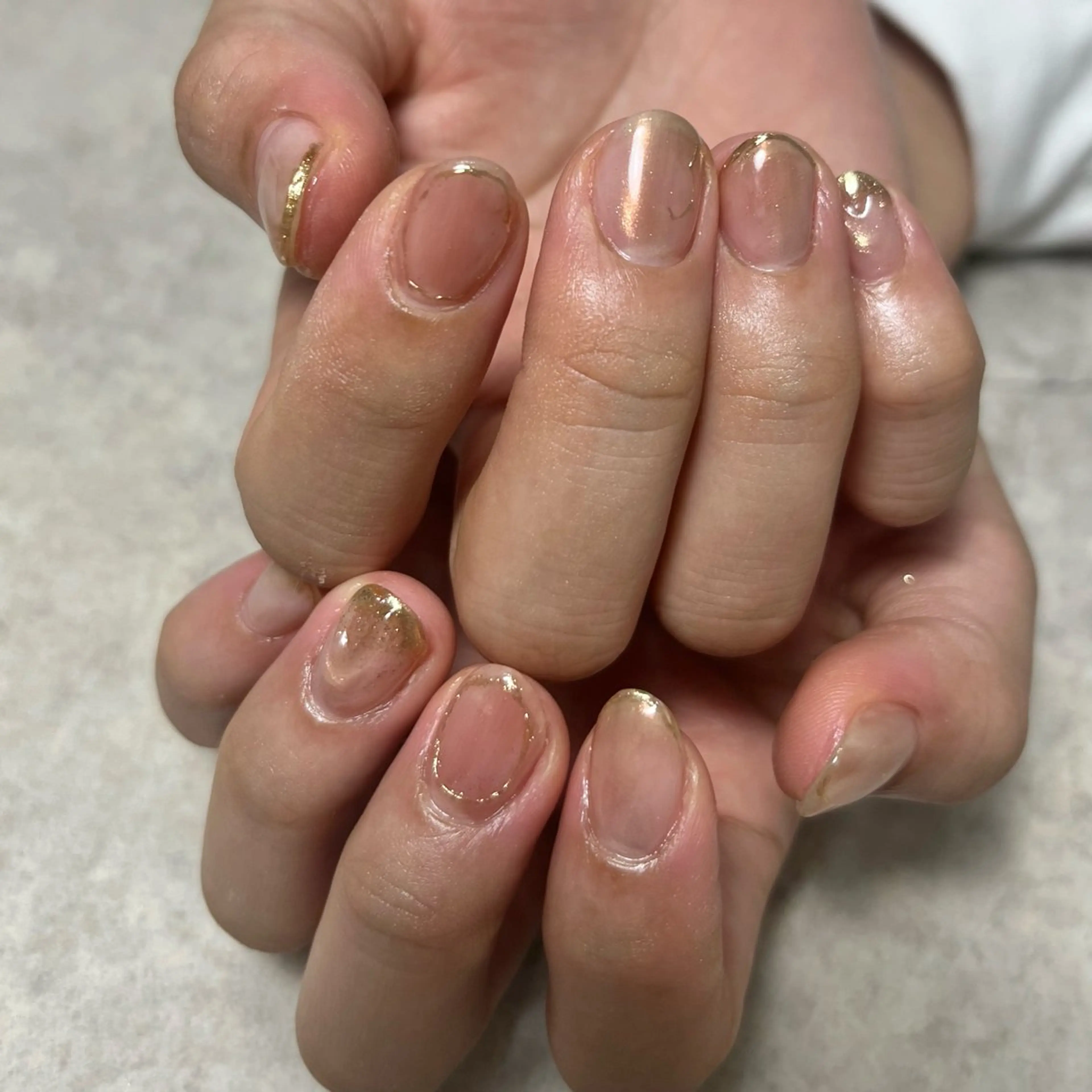 ネイル グリーン ハンドネイル nail salon O (en)所属・vegh. nail／阿波座のネイルデザイン