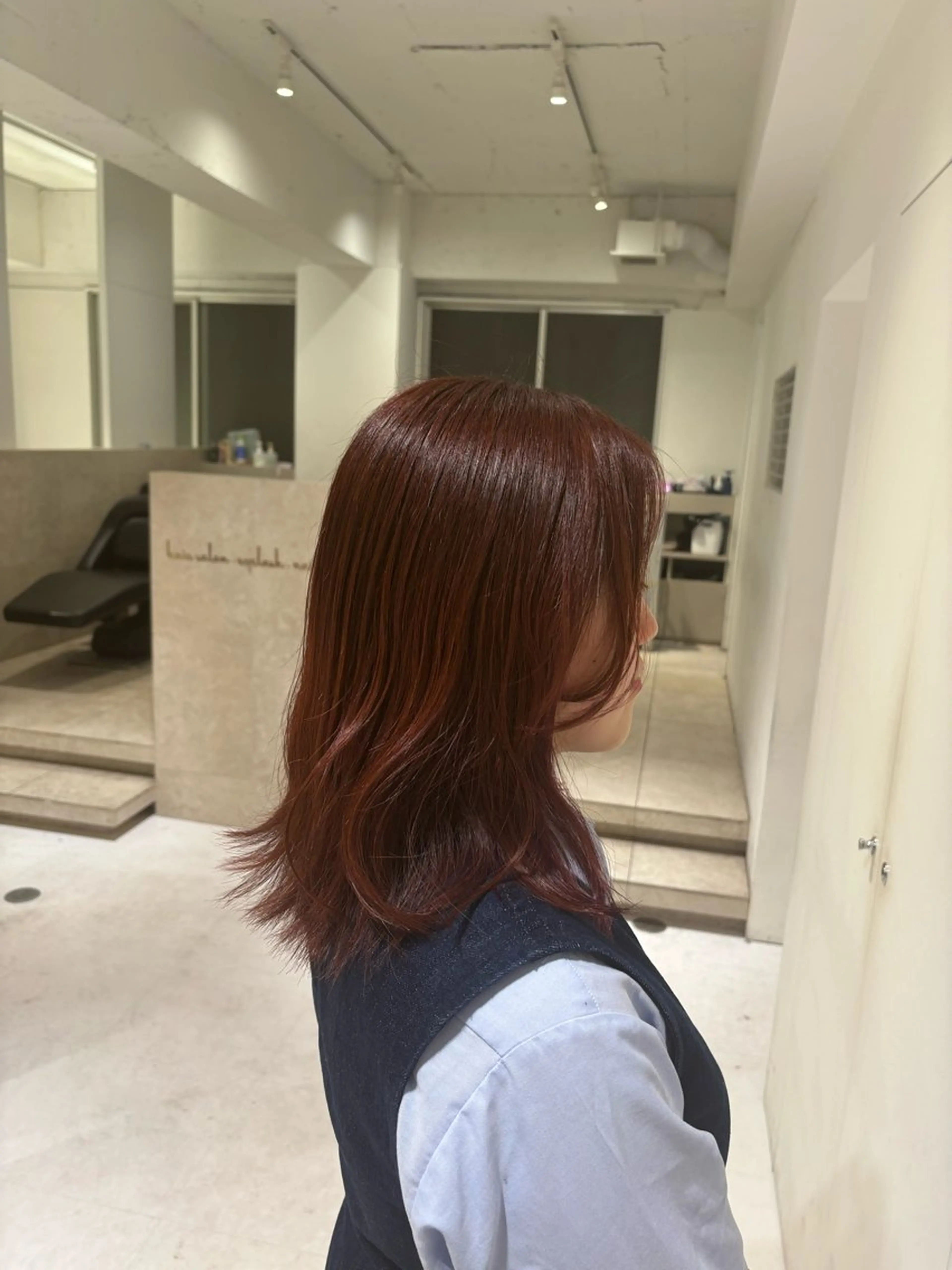 ミディアム カラー ヘアカラー ナチュラルカラー🎨 /YUJIのヘアスタイル