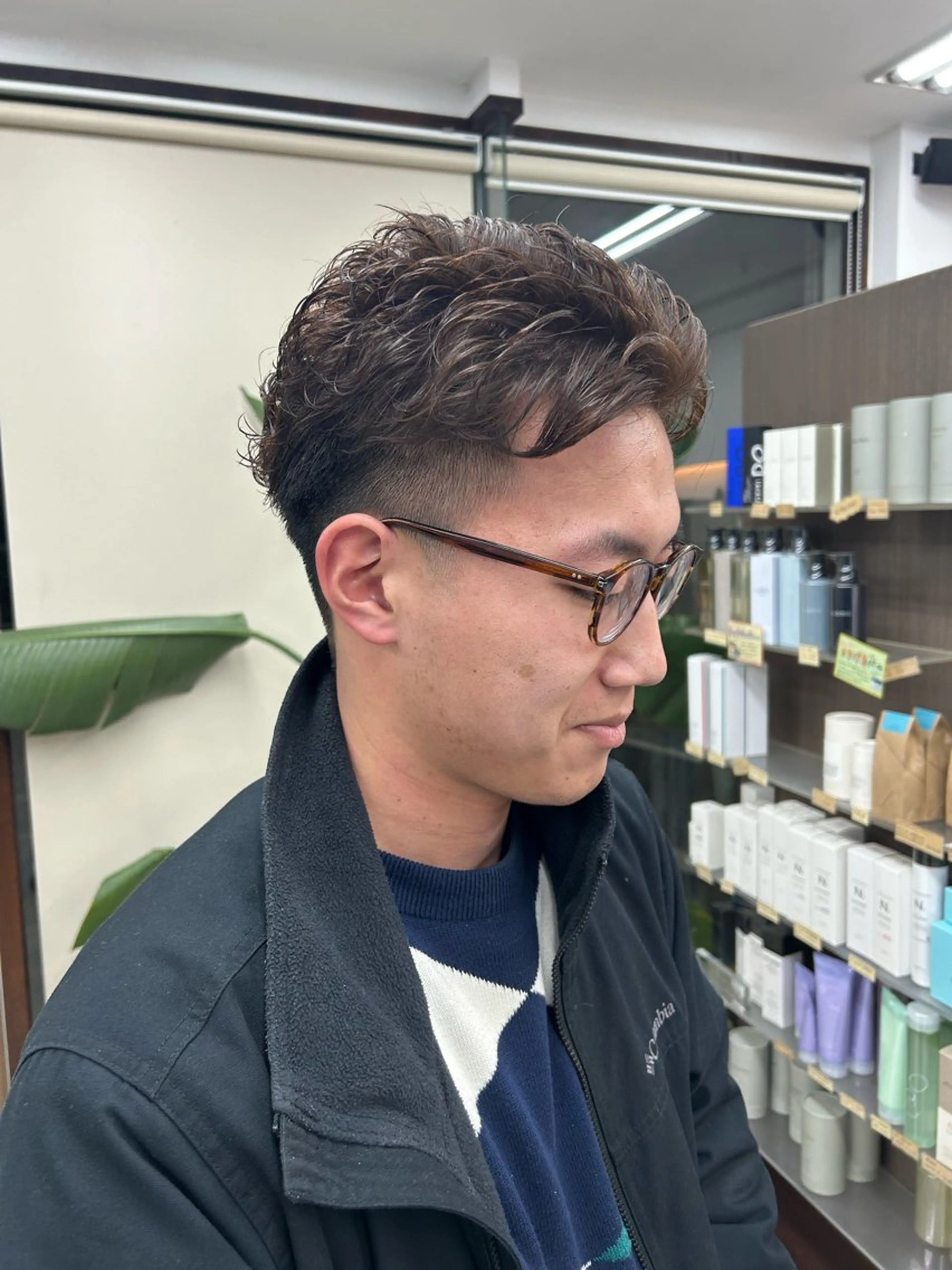 ショート パーマ メンズ メンズパーマ ショートヘア メンズパーマの達人 /タカシマ　ダイスケのヘアスタイル