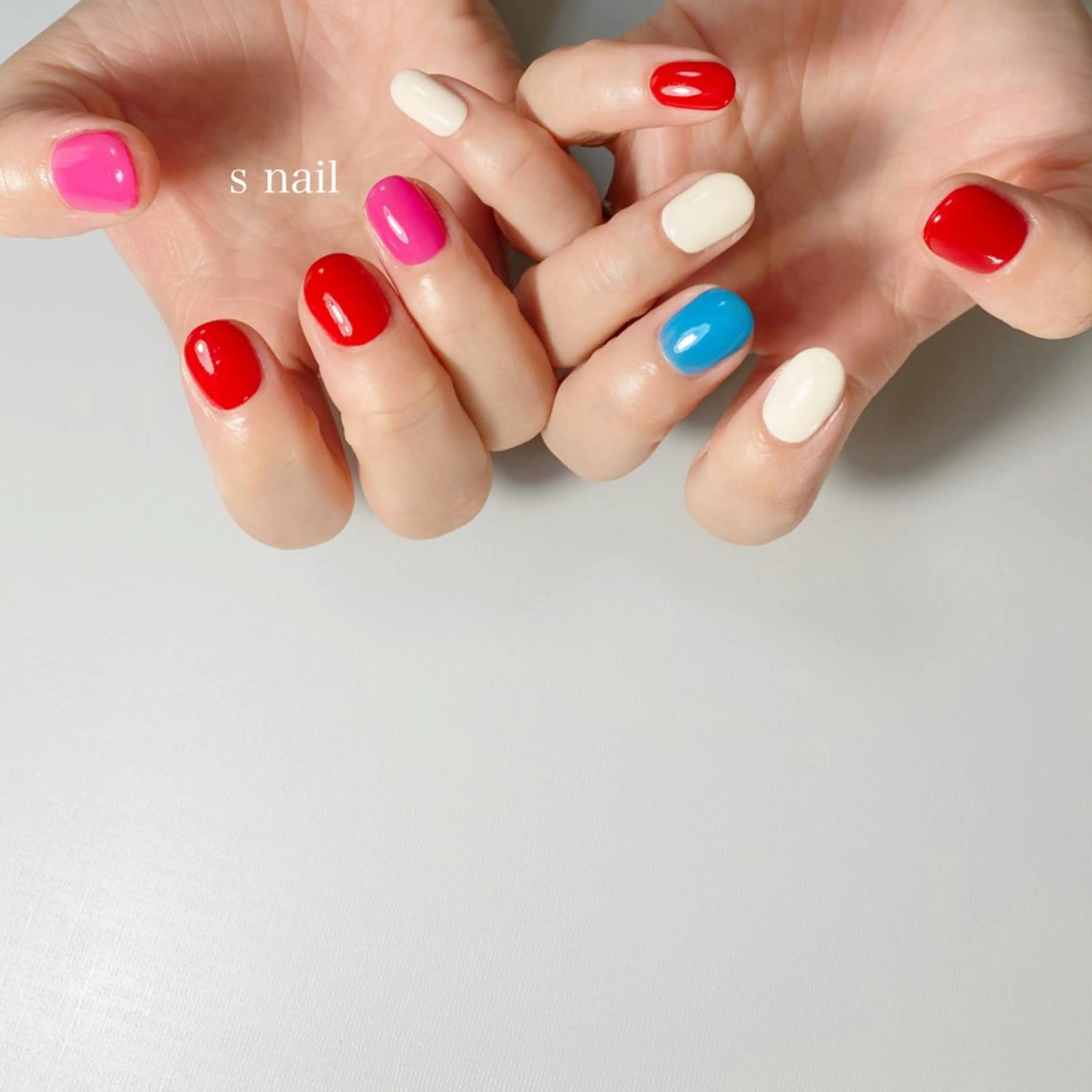 ネイル ワンカラーネイル s nail さとよしみゆきのネイルデザイン