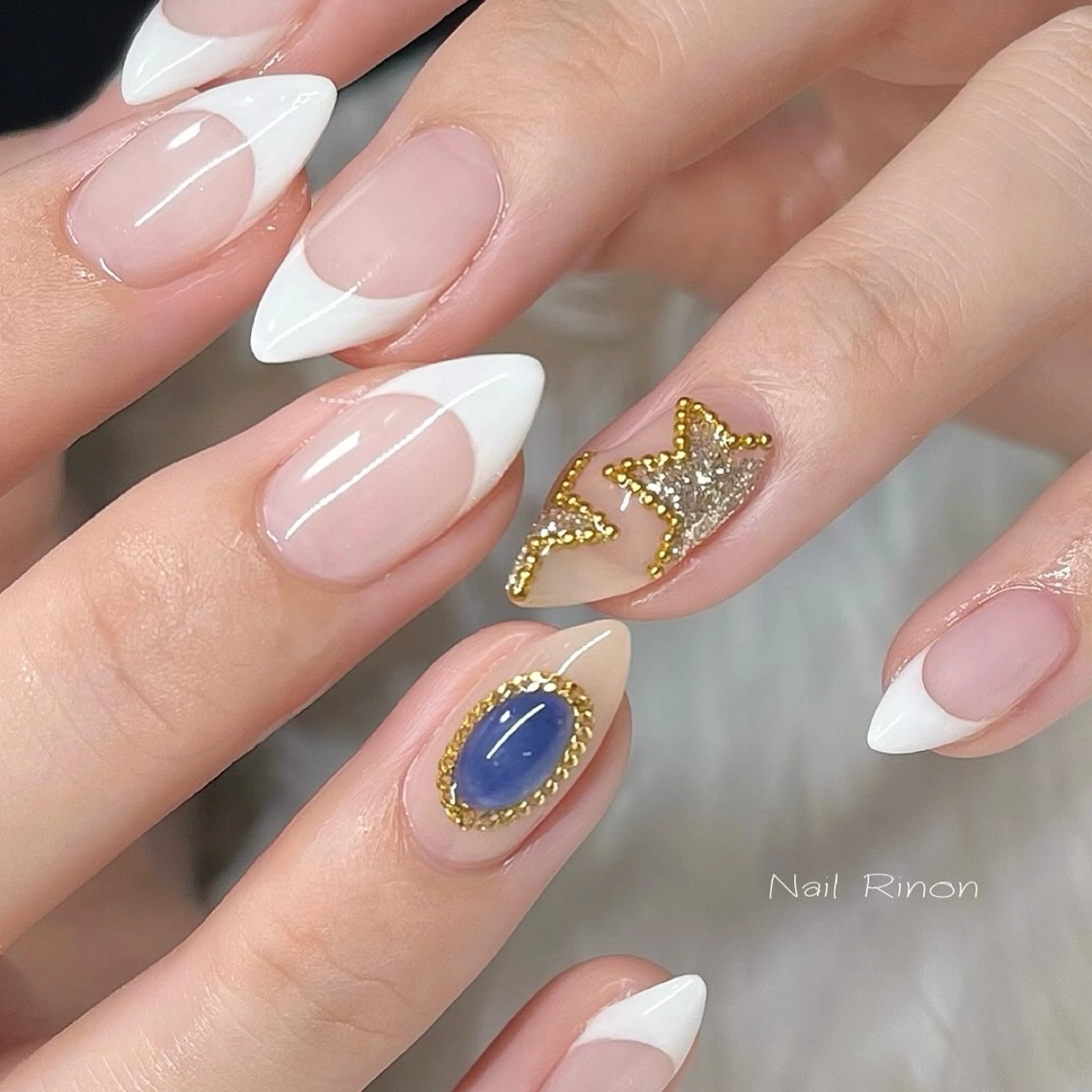 ネイル フレンチネイル Nail Rinonのネイルデザイン