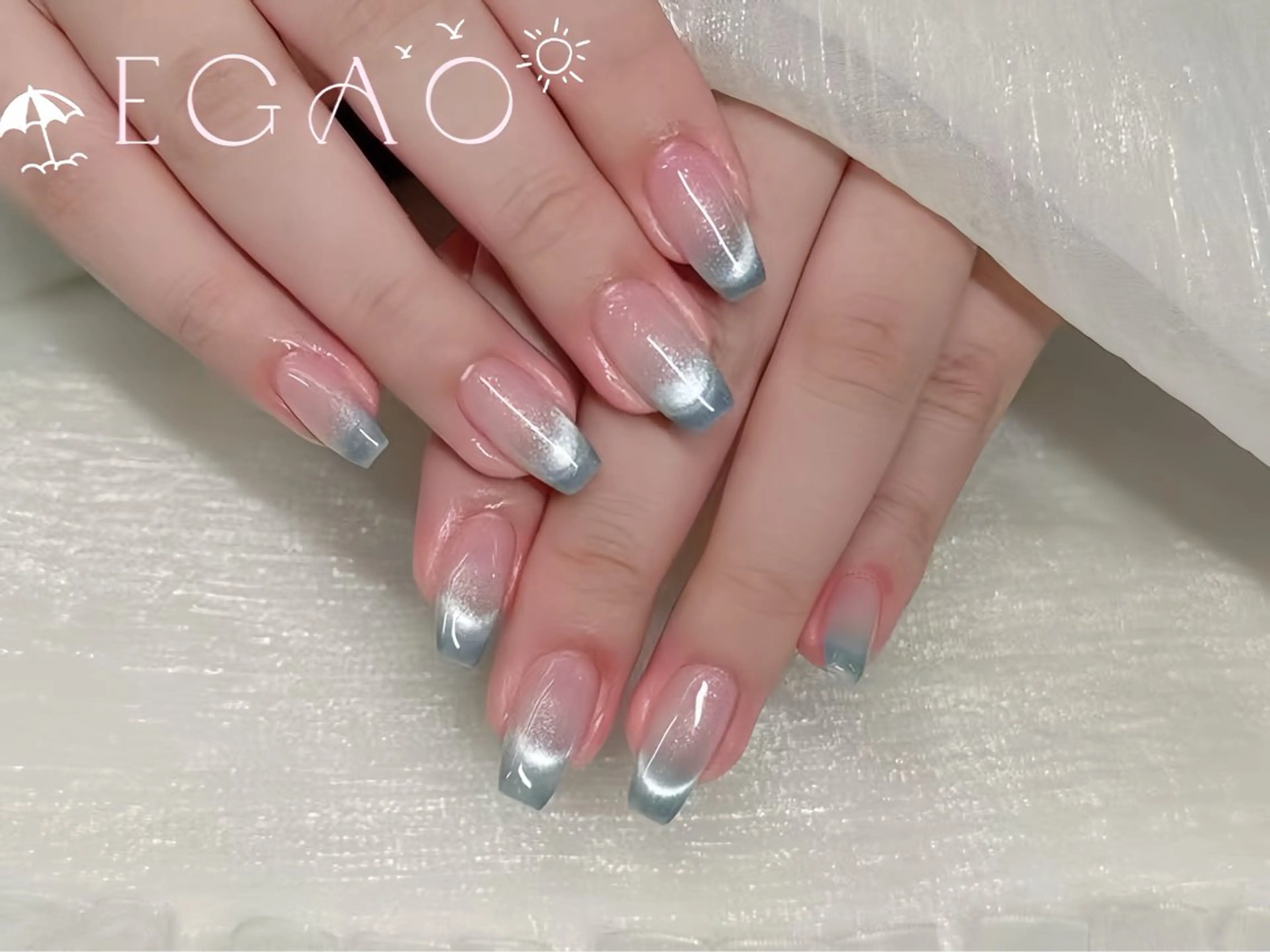 ネイル アートネイル フットネイル フレンチネイル ジェルネイル グラデーション ハンドネイル Egao Nail Salonのネイルデザイン