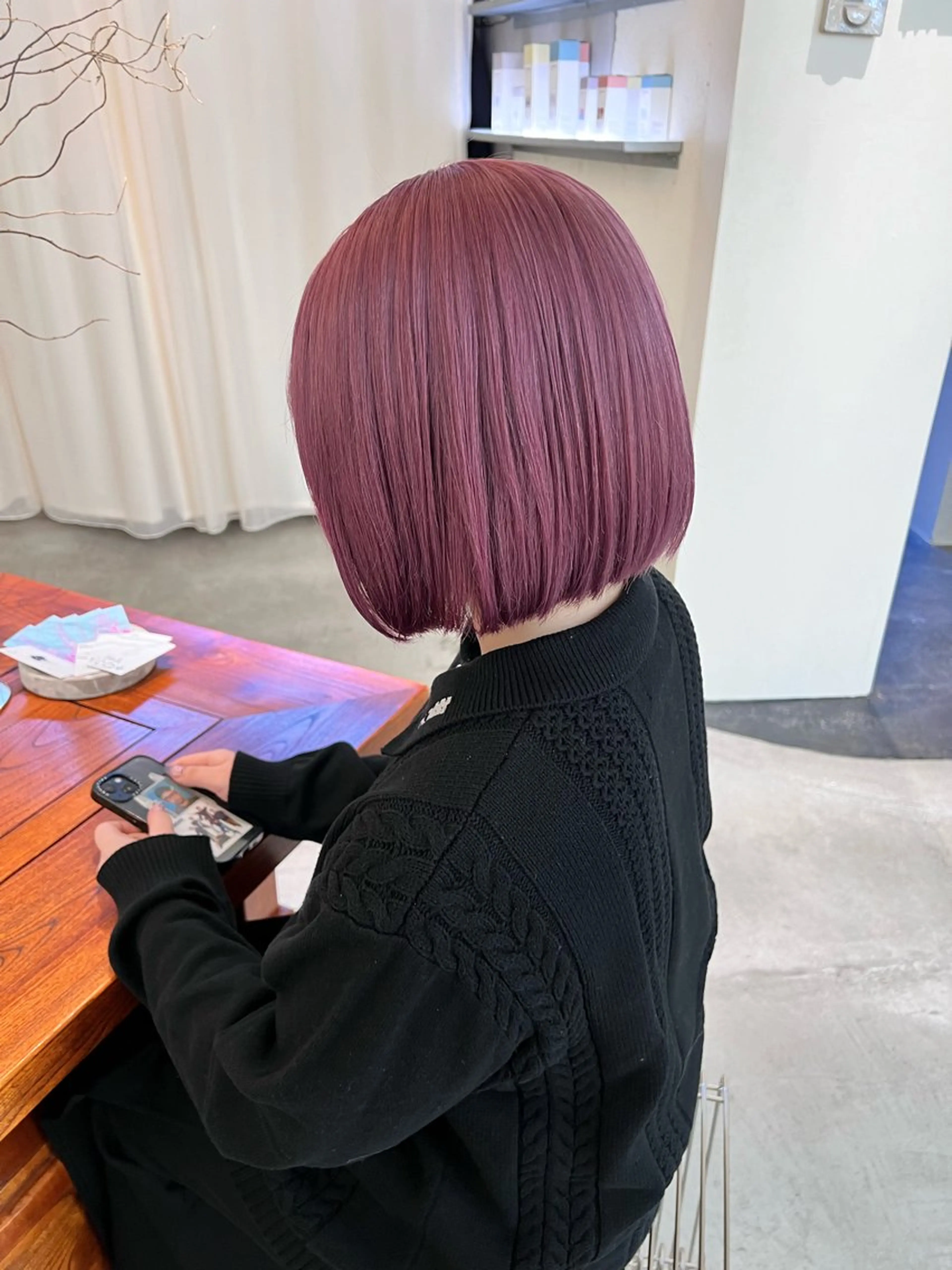 ショート カラー カット ヘアカラー haco＋所属・圧倒的デザイン力 店長🎨RENAのヘアスタイル