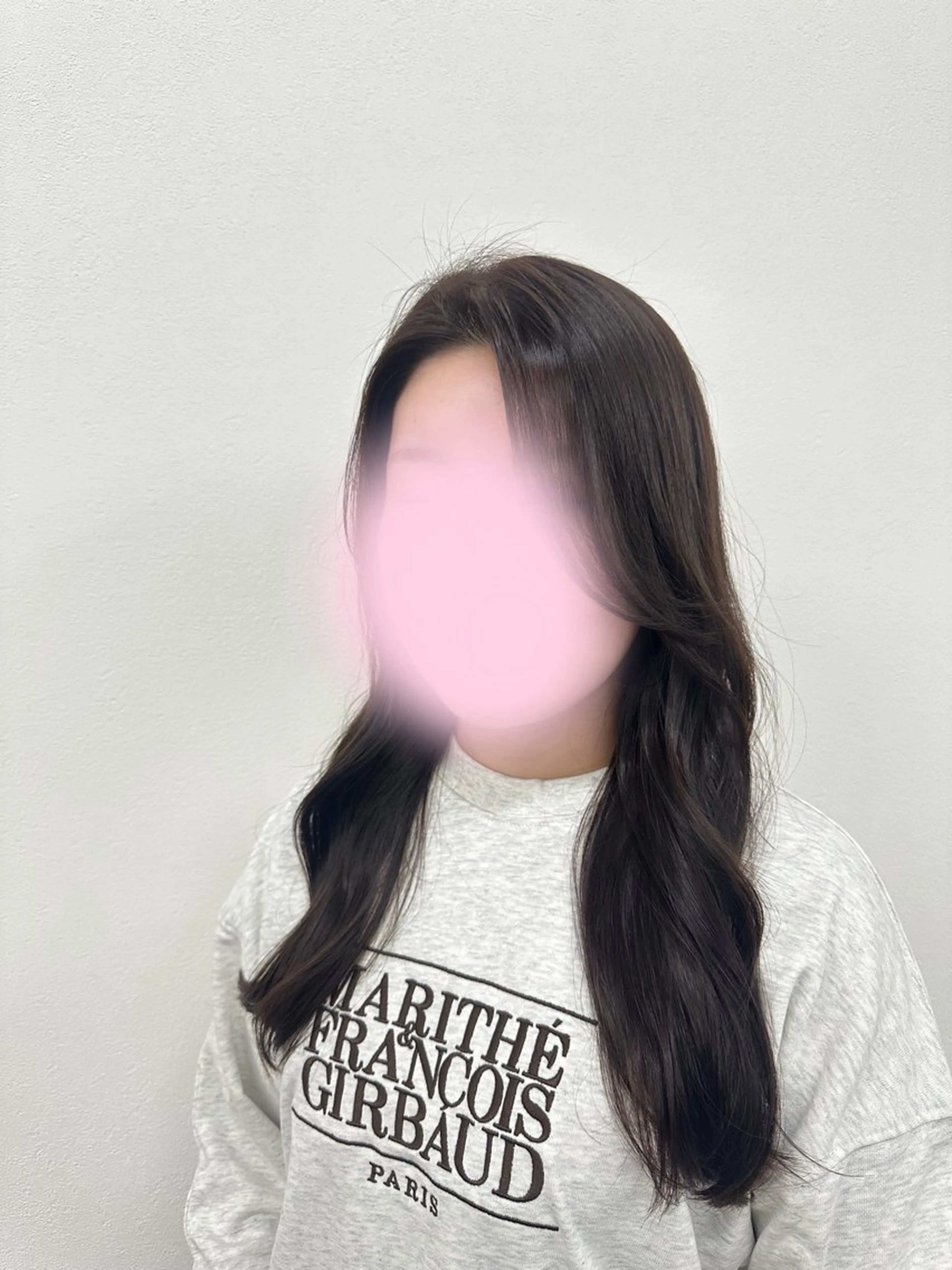 ロング カラー グレージュ オリーブグレージュ オリーブグレー トリートメント ヘアカラー トリートメント 大井 あんずのヘアスタイル