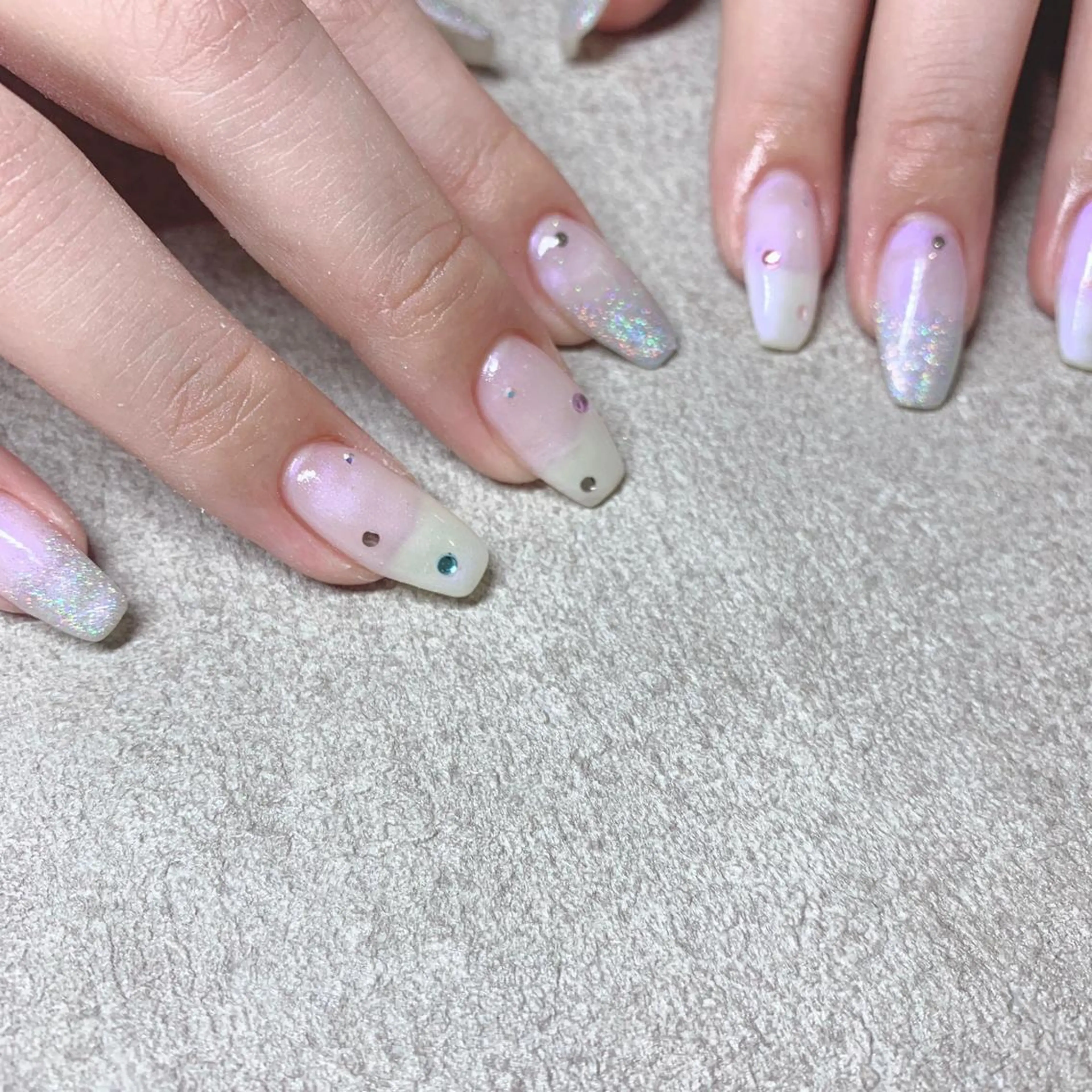 カラー ネイル ハンドネイル Cozy_ ilumのネイルデザイン