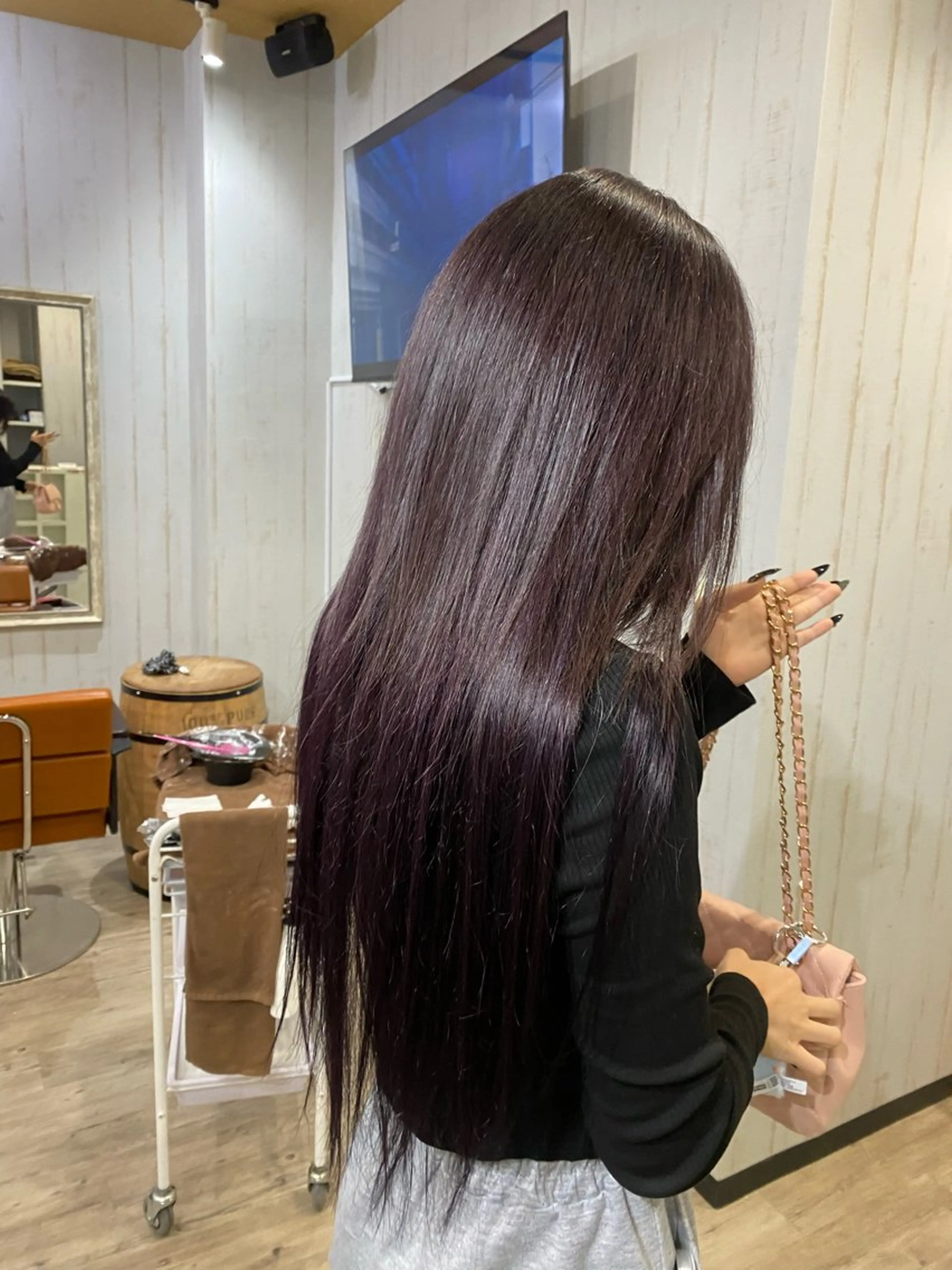 韓国式Ｕチップエクステ(スリムタッキ)80本の写真