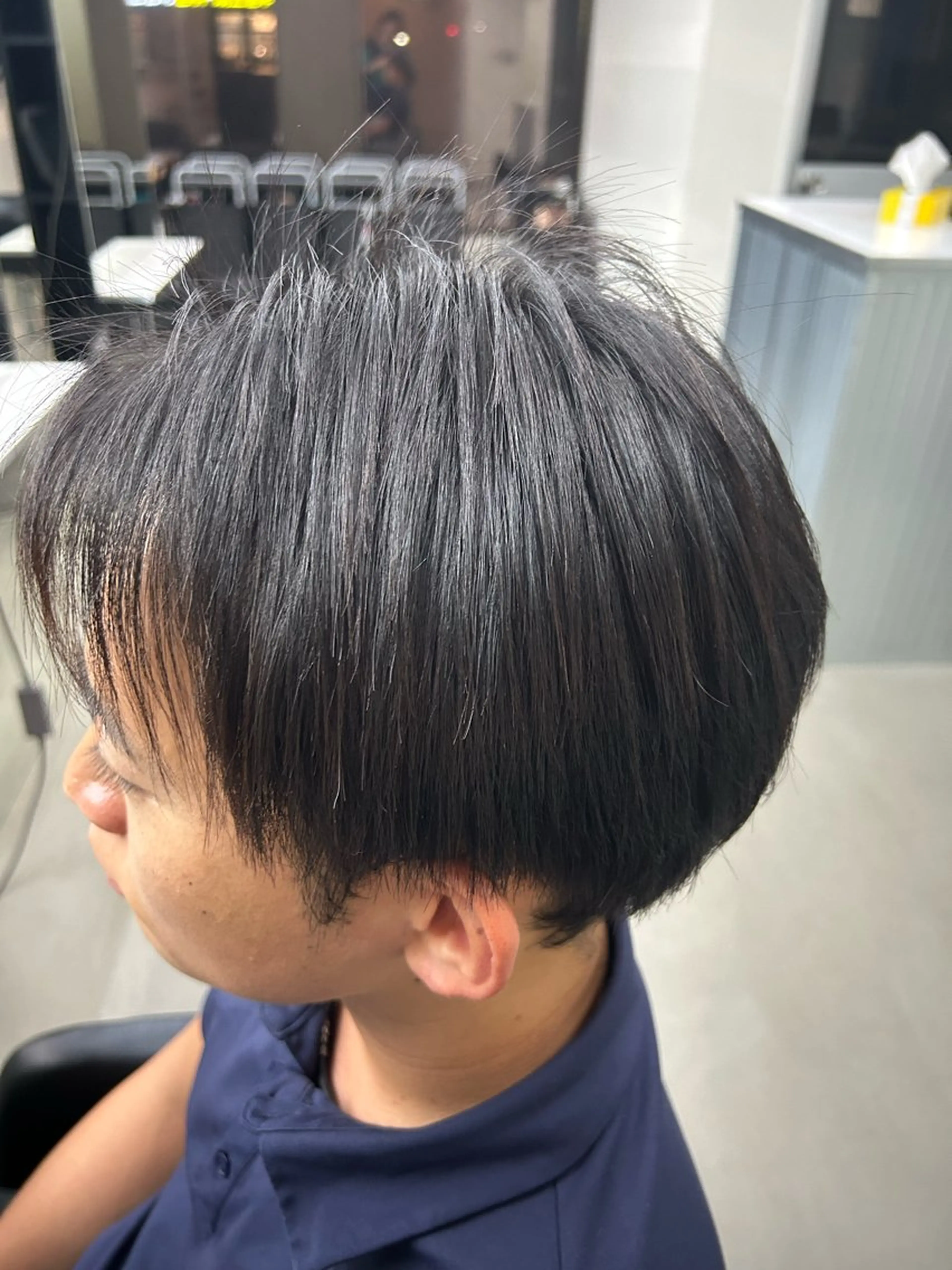 メンズ 縮毛矯正 渋谷／縮毛矯正／ メンズ特化／はるとのヘアスタイル