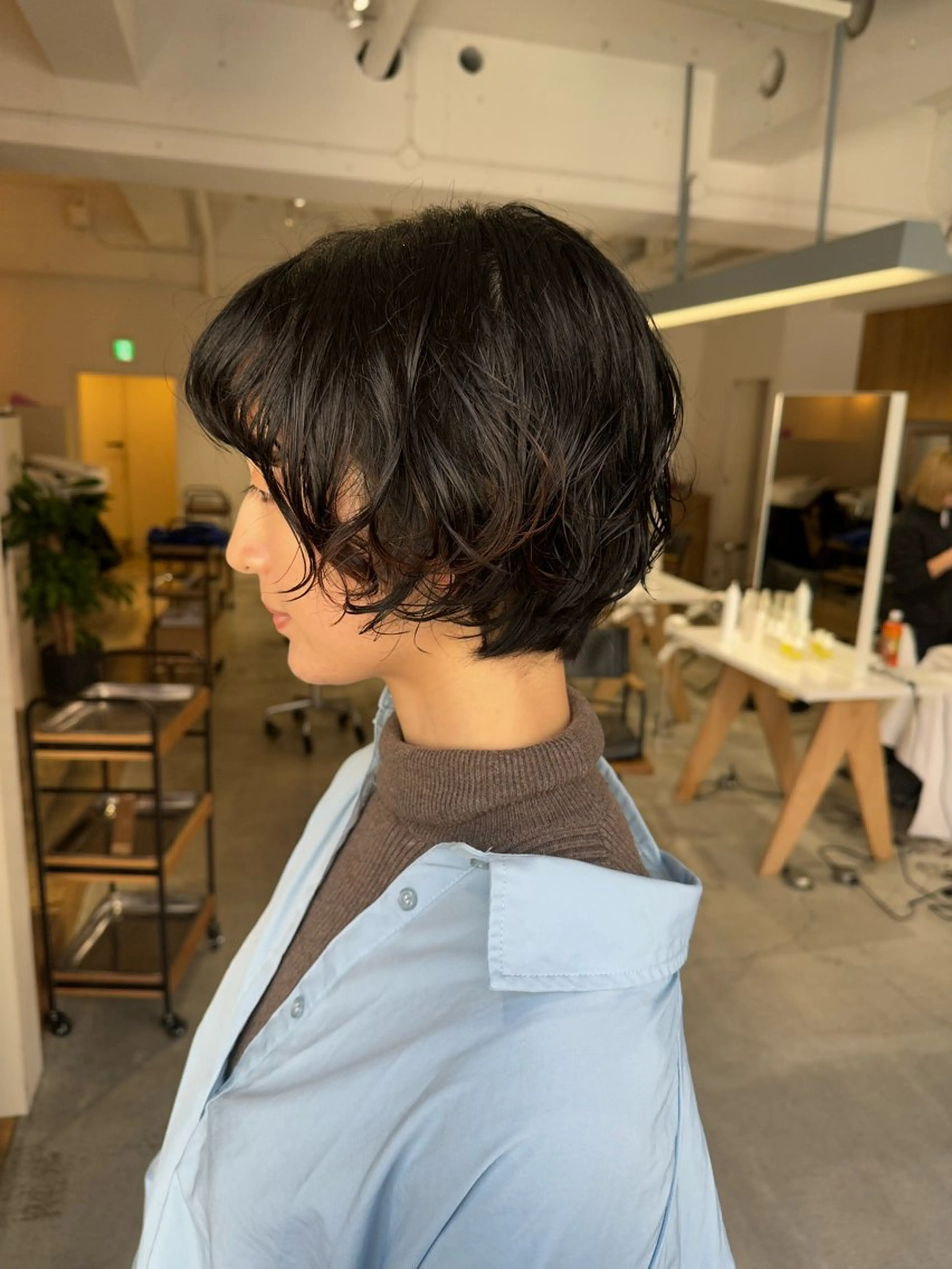 ⭐️ short cut + perm 🧒🏻の写真