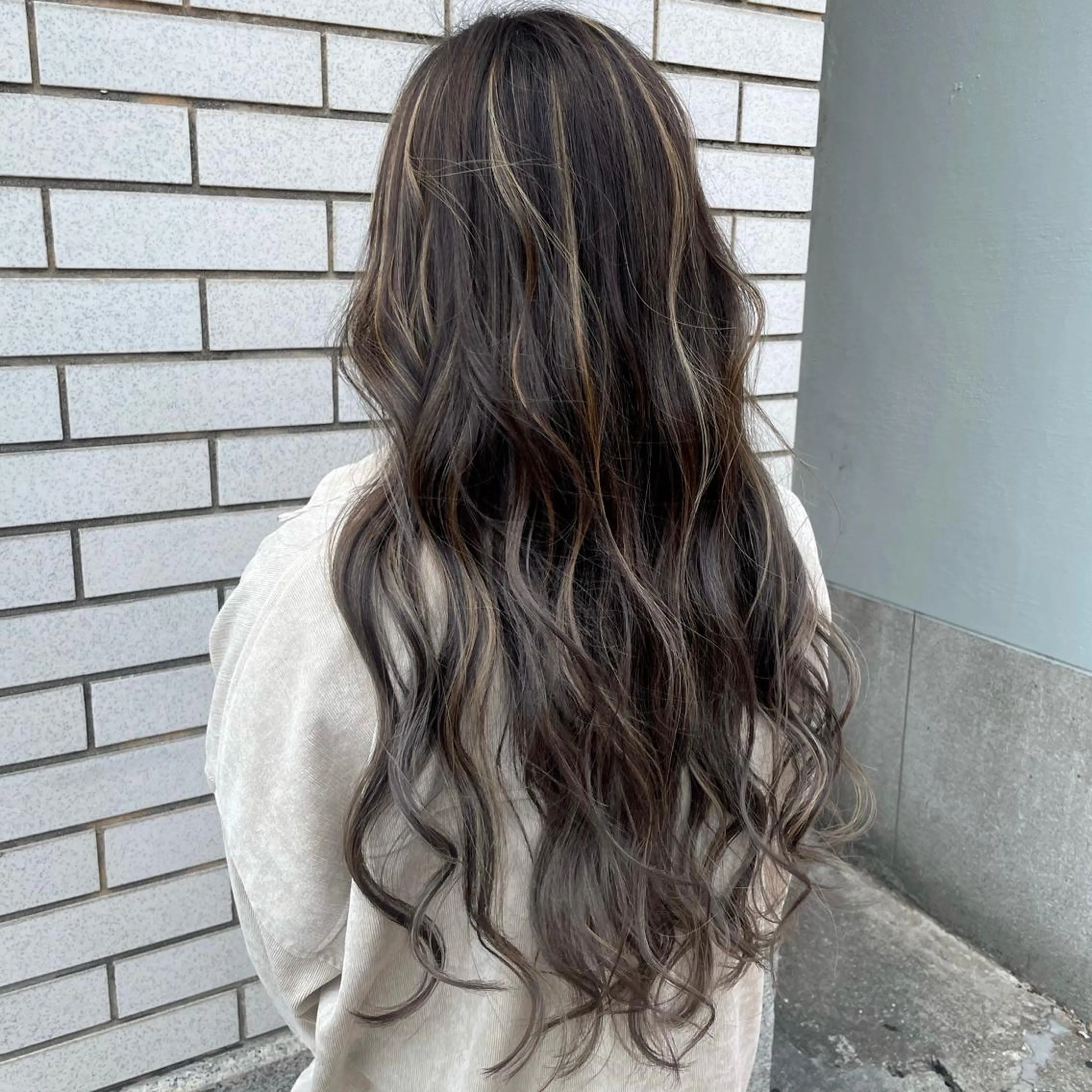 ロング カラー ヘアカラー トリートメント 低ダメージ特化🌱 佐野優斗のヘアスタイル