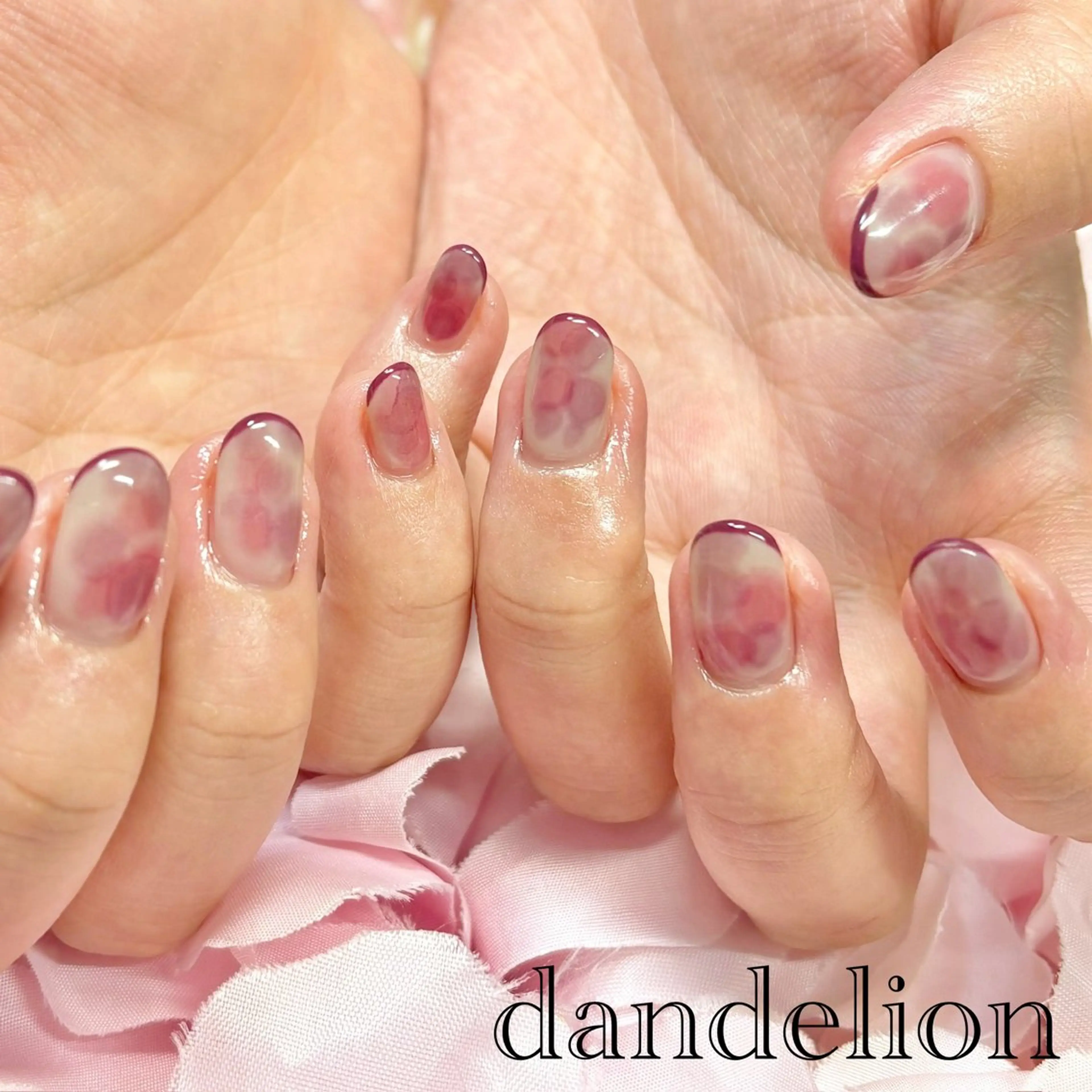 ネイル ハンドネイル ハンドケア dandelion ダンデライオンのネイルデザイン