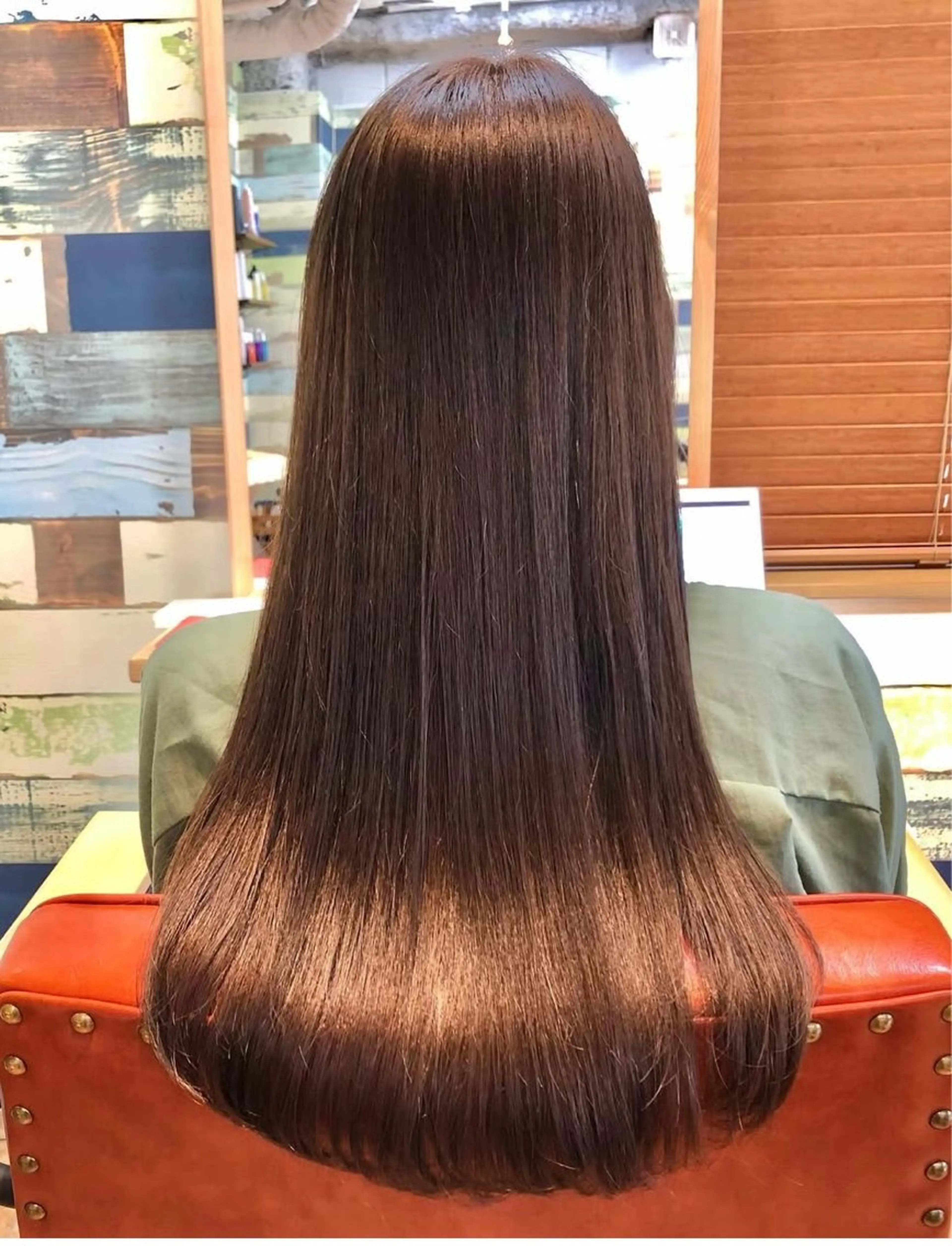 ロング ヘアカラー 透明感カラー🫧🩵 林　菜々美のヘアスタイル