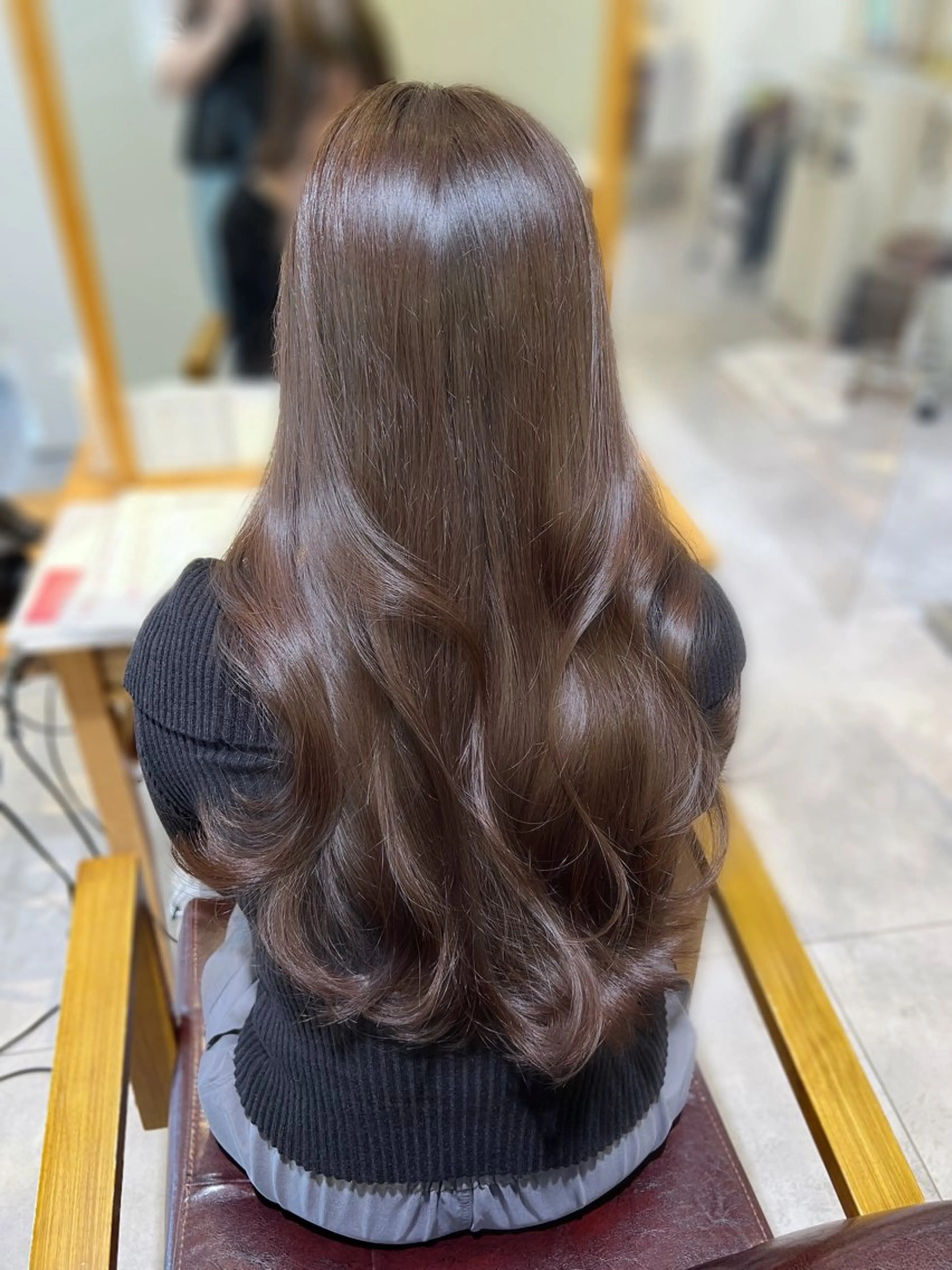 ロング カラー カット ヘアカラー トリートメント 韓国ヘア×髪質改善 /yoshikaのヘアスタイル