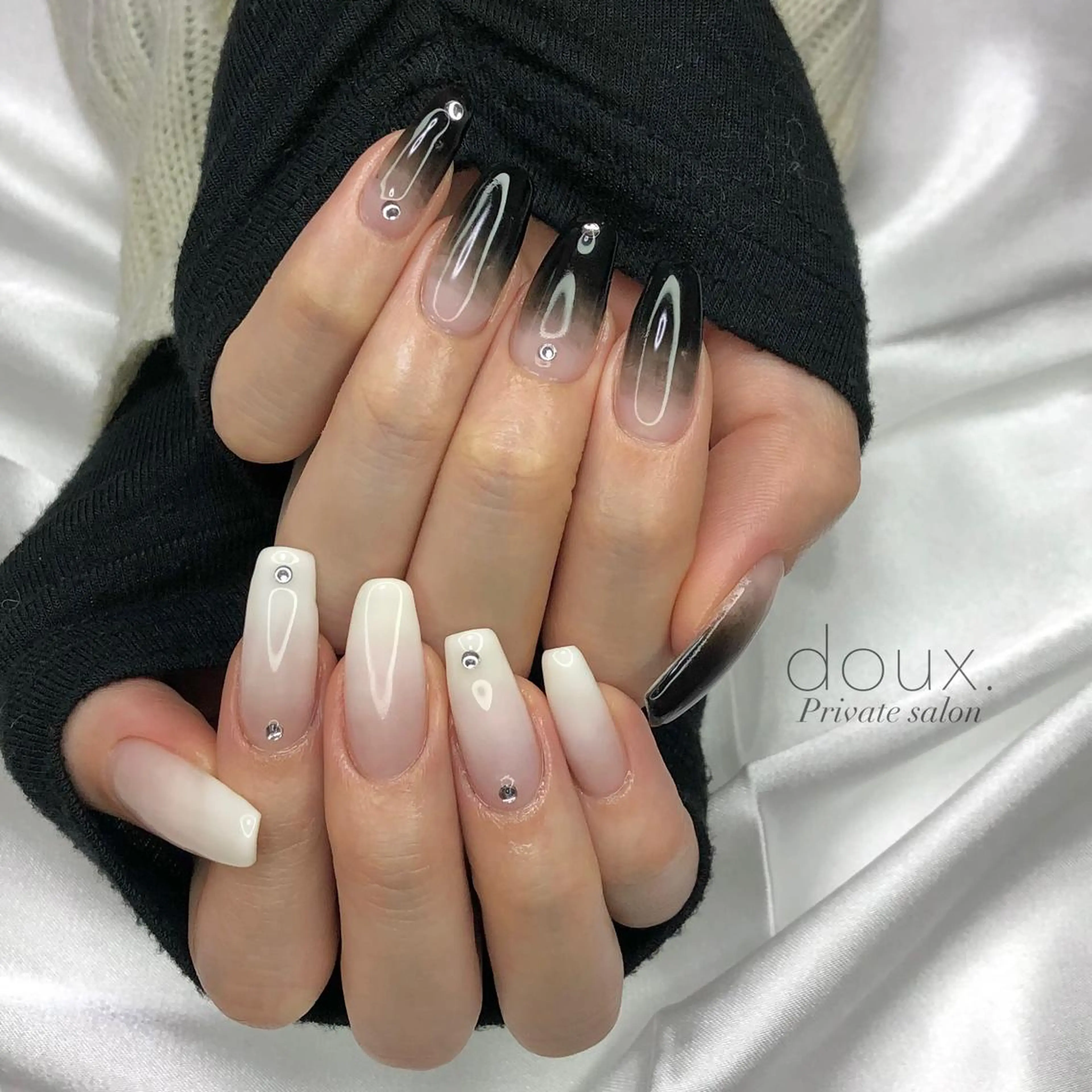 ネイル グラデーション ハンドネイル doux. nailのネイルデザイン