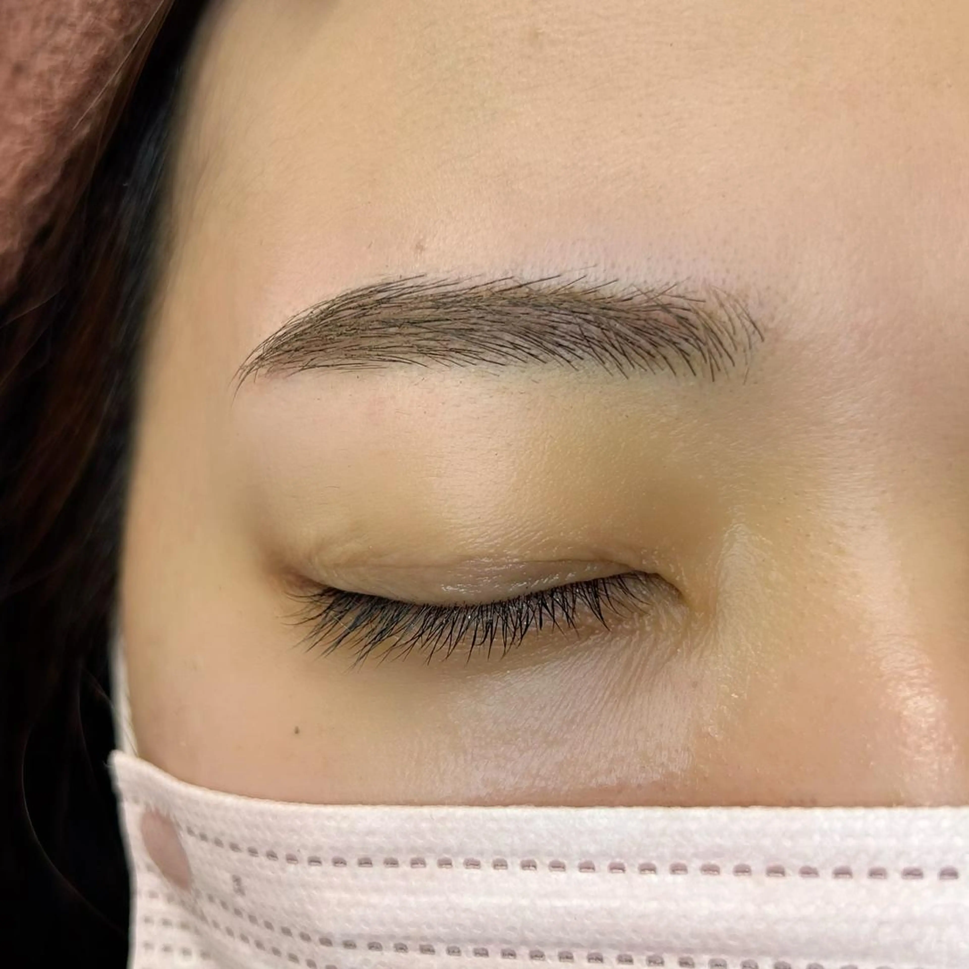 すぐ予約限定✨講師の施術です🐰🩰眉毛Wax(毛量調整込み) 眉毛ボサボサさん撮影モデル　※補足説明ご確認下さいの写真