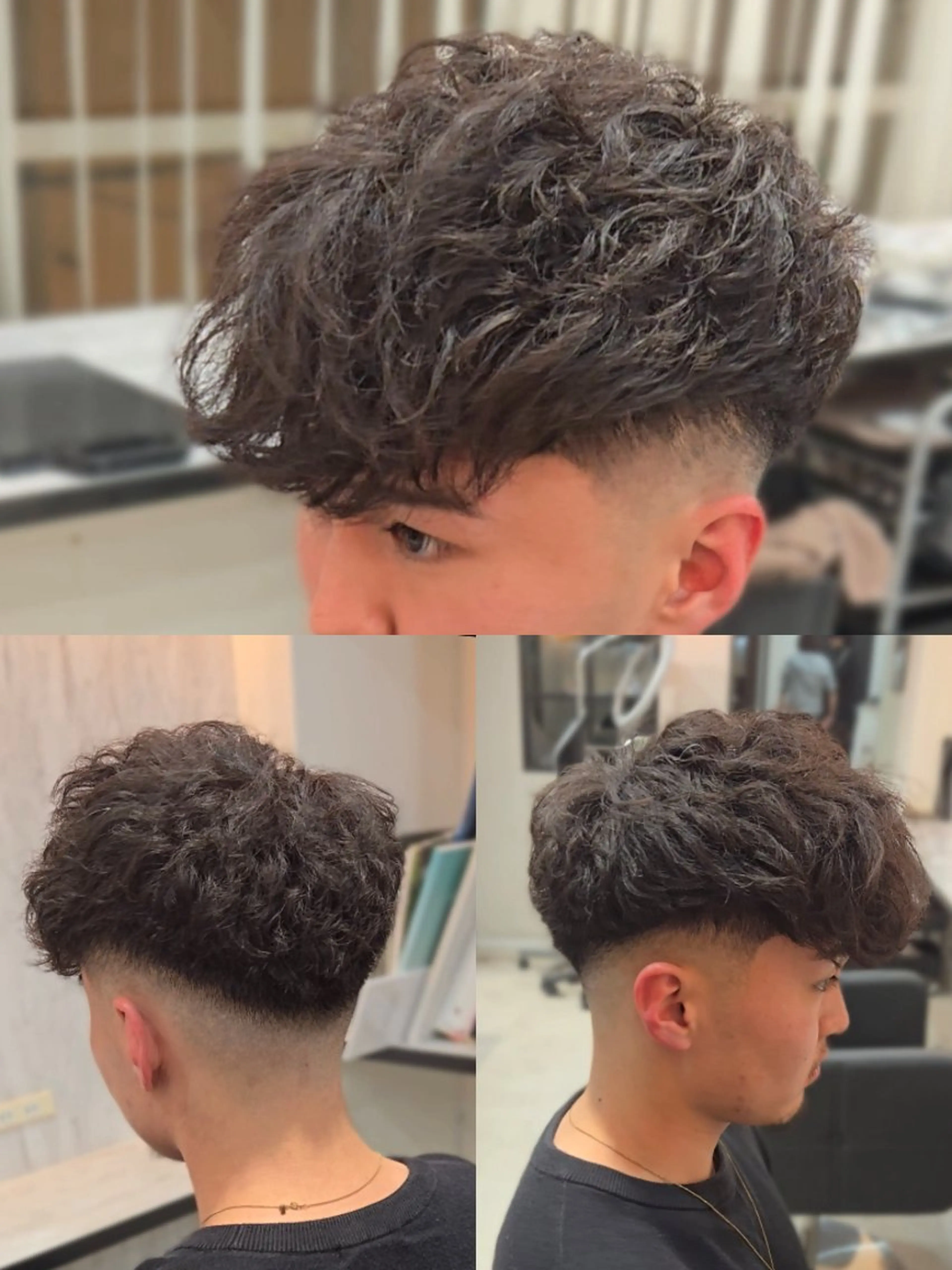 パーマ メンズ ミディアム ミディアムパーマ メンズパーマ スペインカール くせ毛 外ハネヘア カット パーマ ヘアセット Lapis 名古屋駅前店所属・LEN名古屋/パーマ 海外ヘア/メンズ特化のヘアスタイル