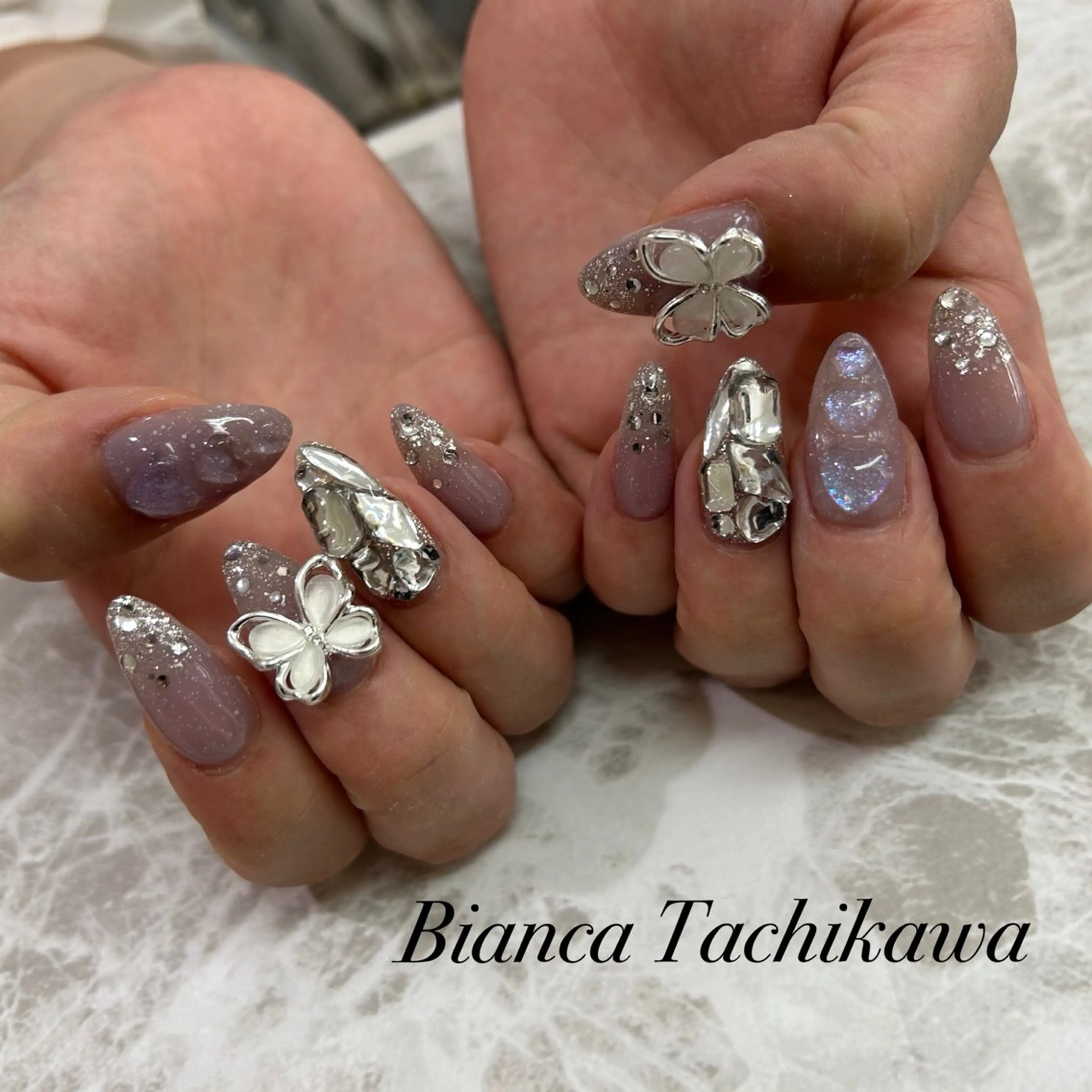 ネイル ハンドネイル Bianca 立川店 小川のネイルデザイン