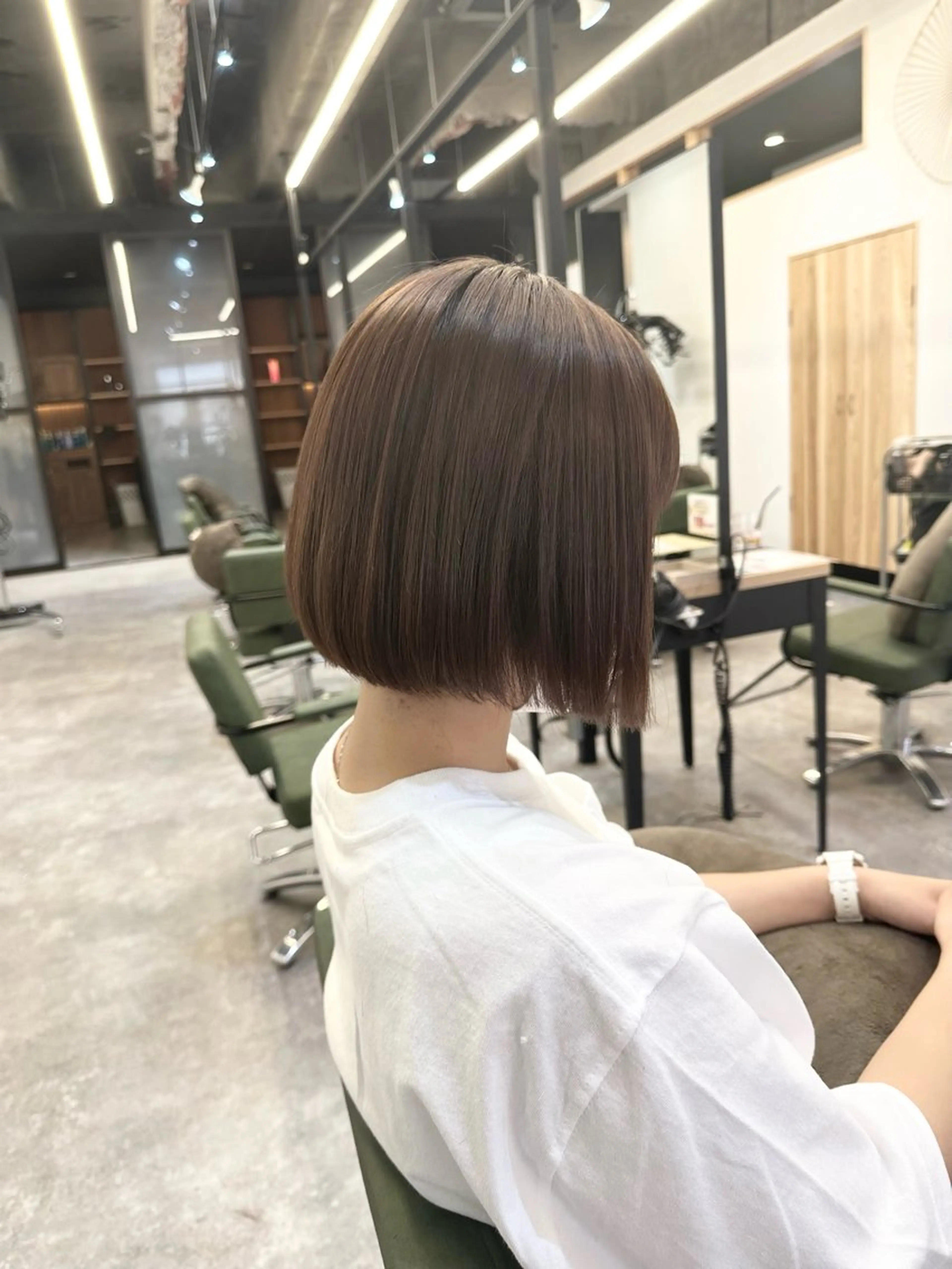 ショート カット 店長🌟小顔似合わせ デザインカラー◎古田のヘアスタイル