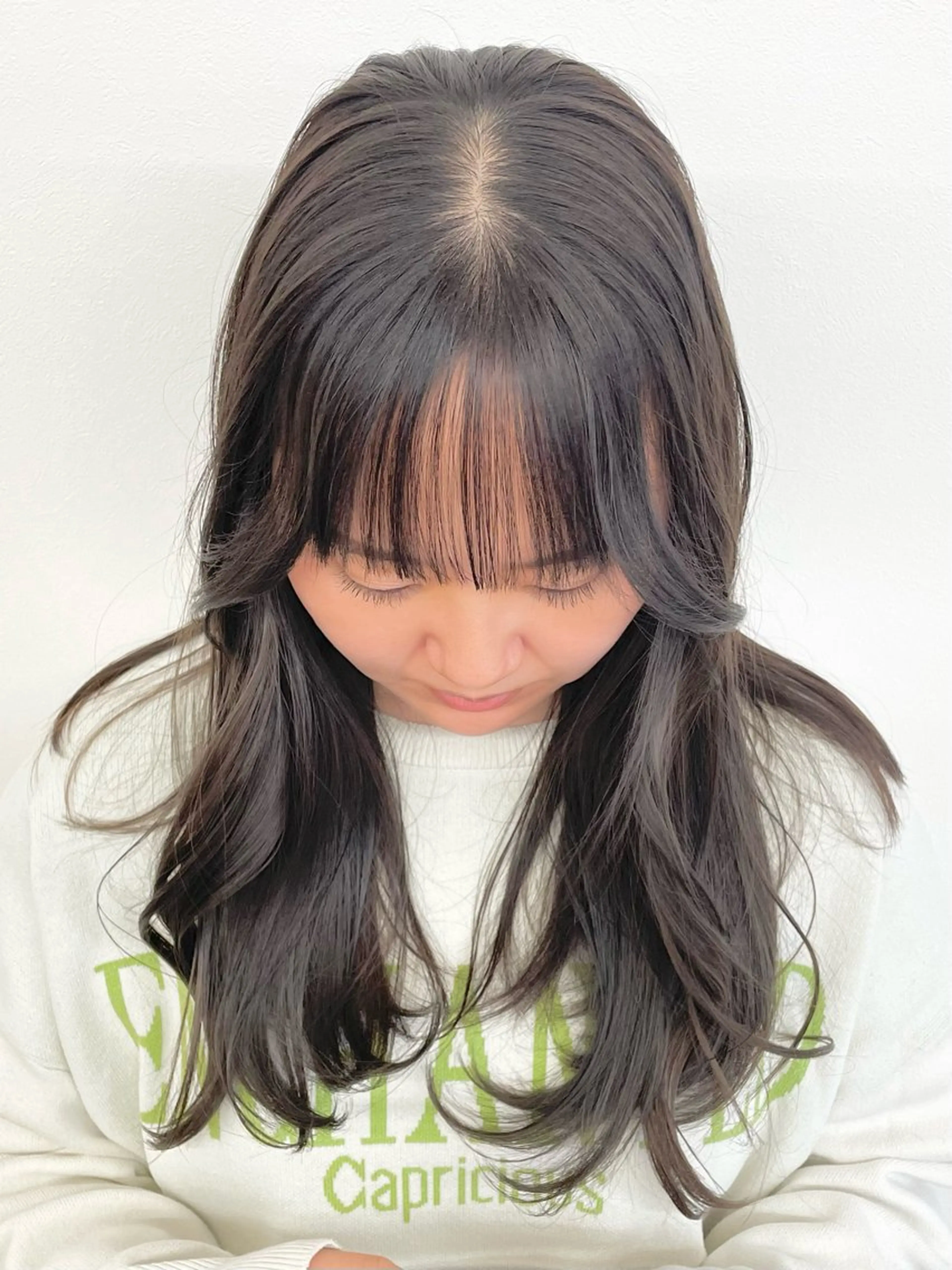 ロング 髪質改善 トリートメント ヘアカラー トリートメント 松田 /骨格矯正カットのヘアスタイル