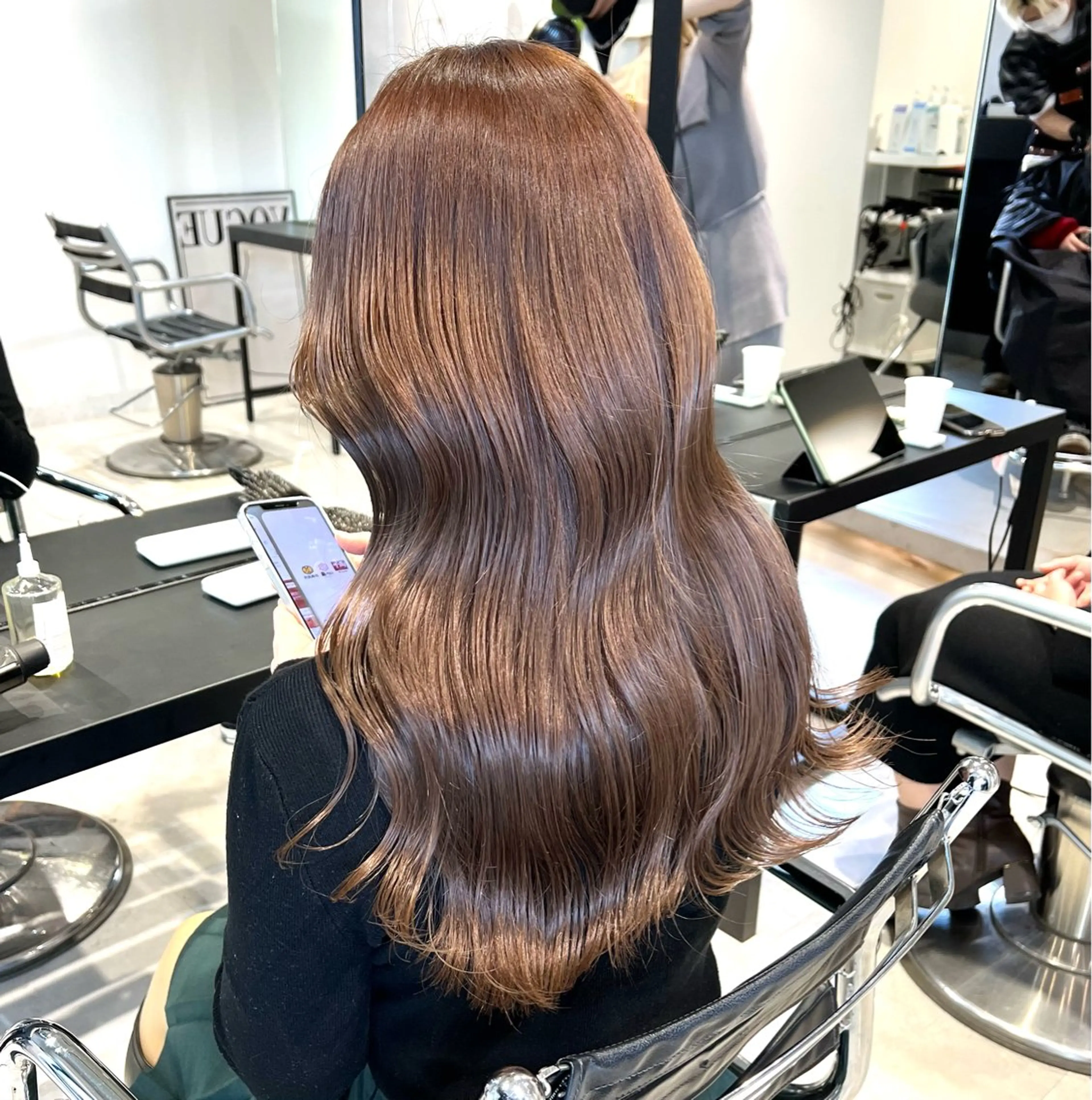 ロング カラー カット ヘアカラー トリートメント ブリーチなし 透明感🔅KANTAのヘアスタイル