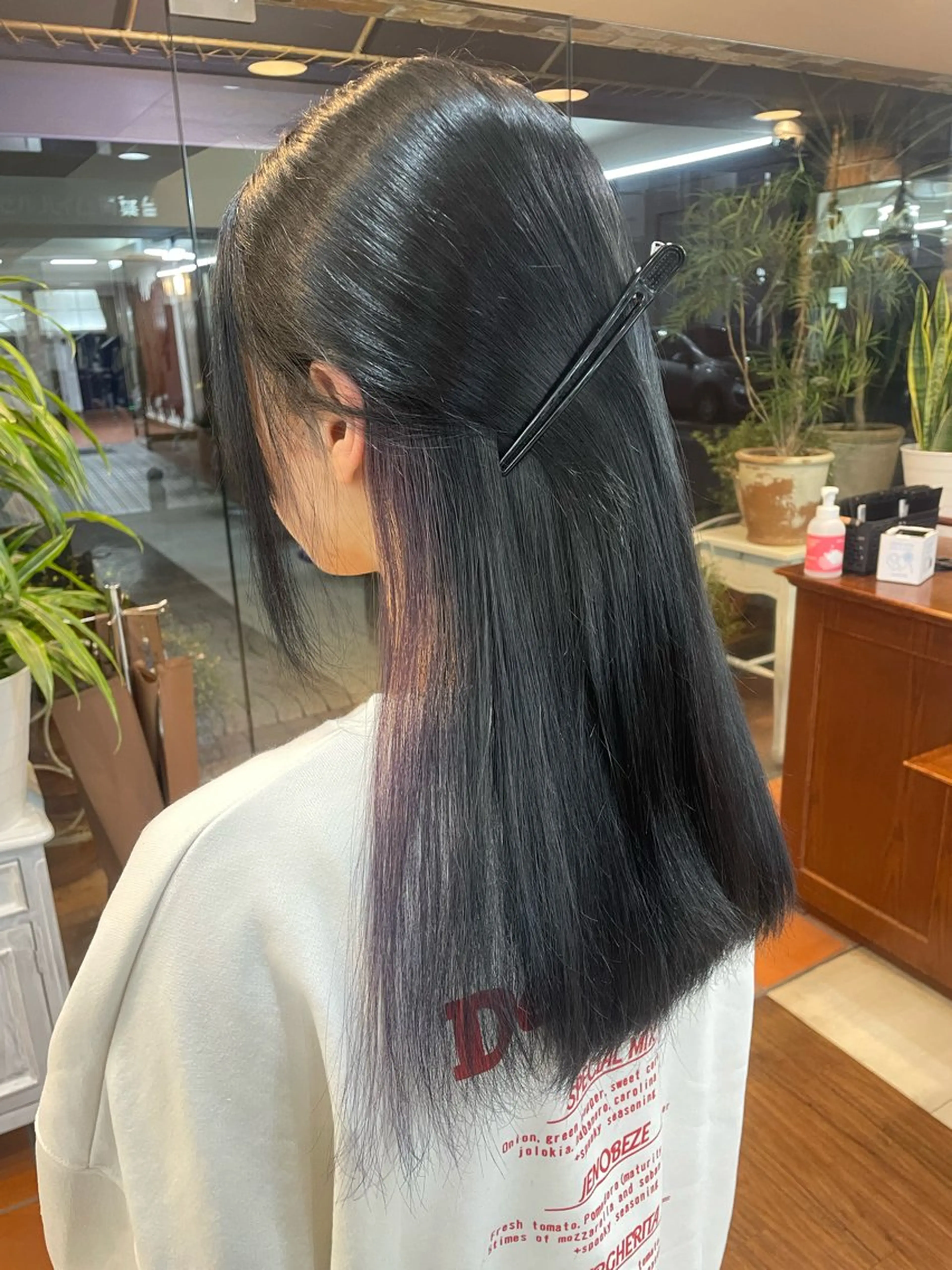 ロング カラー カット ヘアカラー トリートメント "天使の輪"量産👑 溝の口/佐藤那都のヘアスタイル