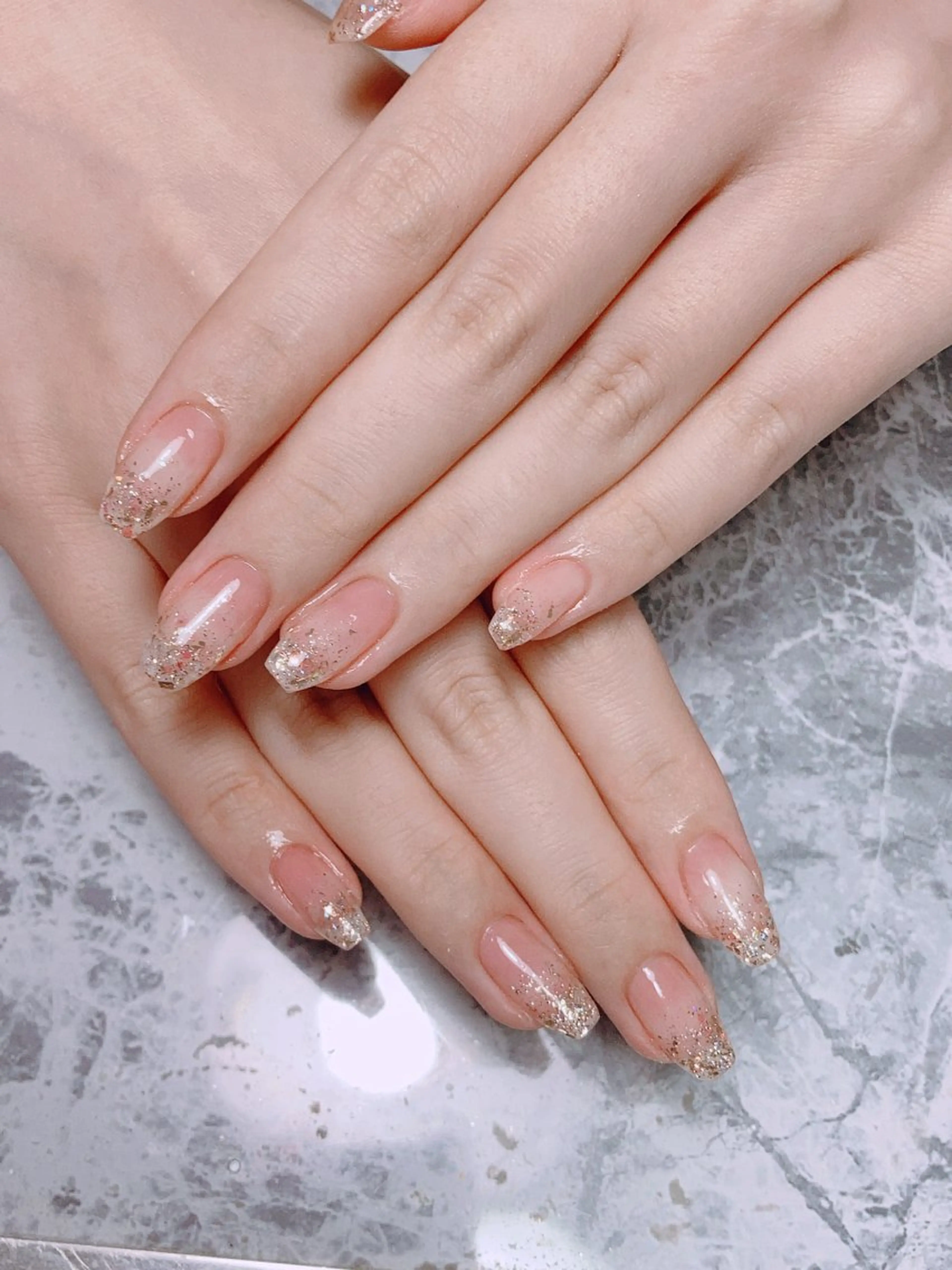 ネイル アートネイル フレンチネイル ジェルネイル グラデーション 韓国ネイル 久保田 マリコのネイルデザイン