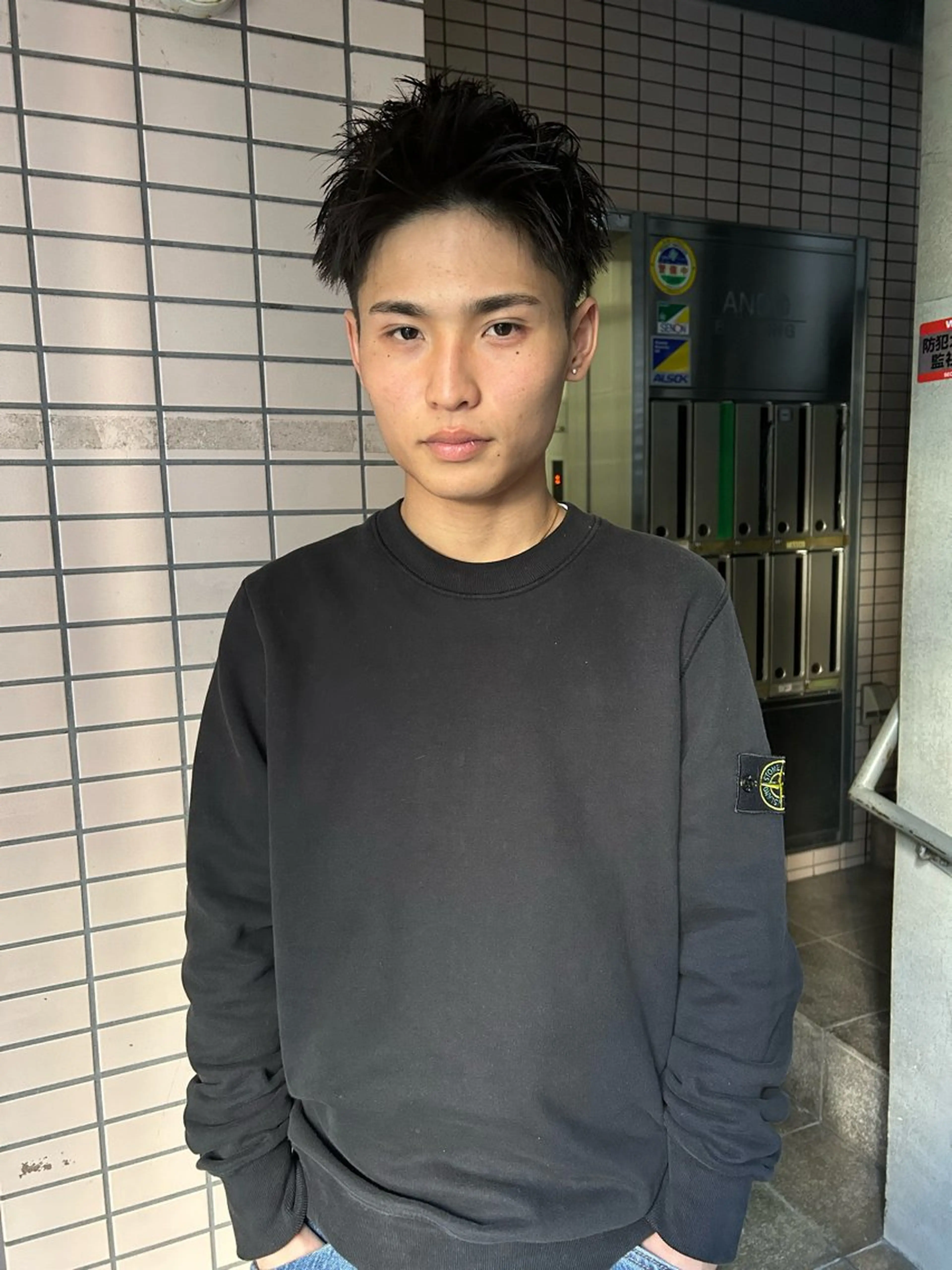 ショート メンズ メンズブリーチ メンズハイライト メンズインナーカラー メンズパーマ プードルパーマ カット charme所属・💈メンズ特化 /伊藤大輝💈のヘアスタイル