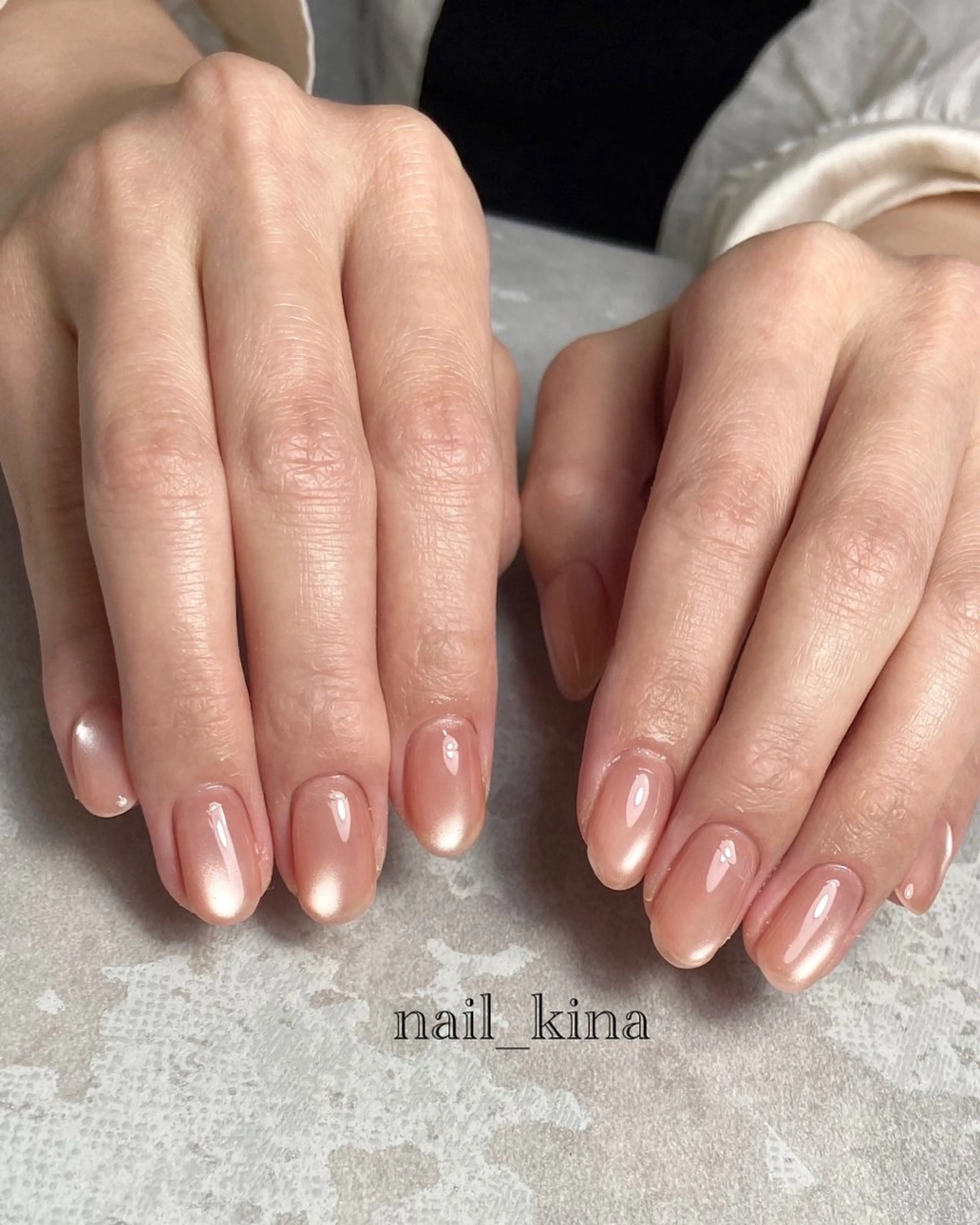 ネイル マグネットネイル ハンドネイル nail_ kinaのネイルデザイン