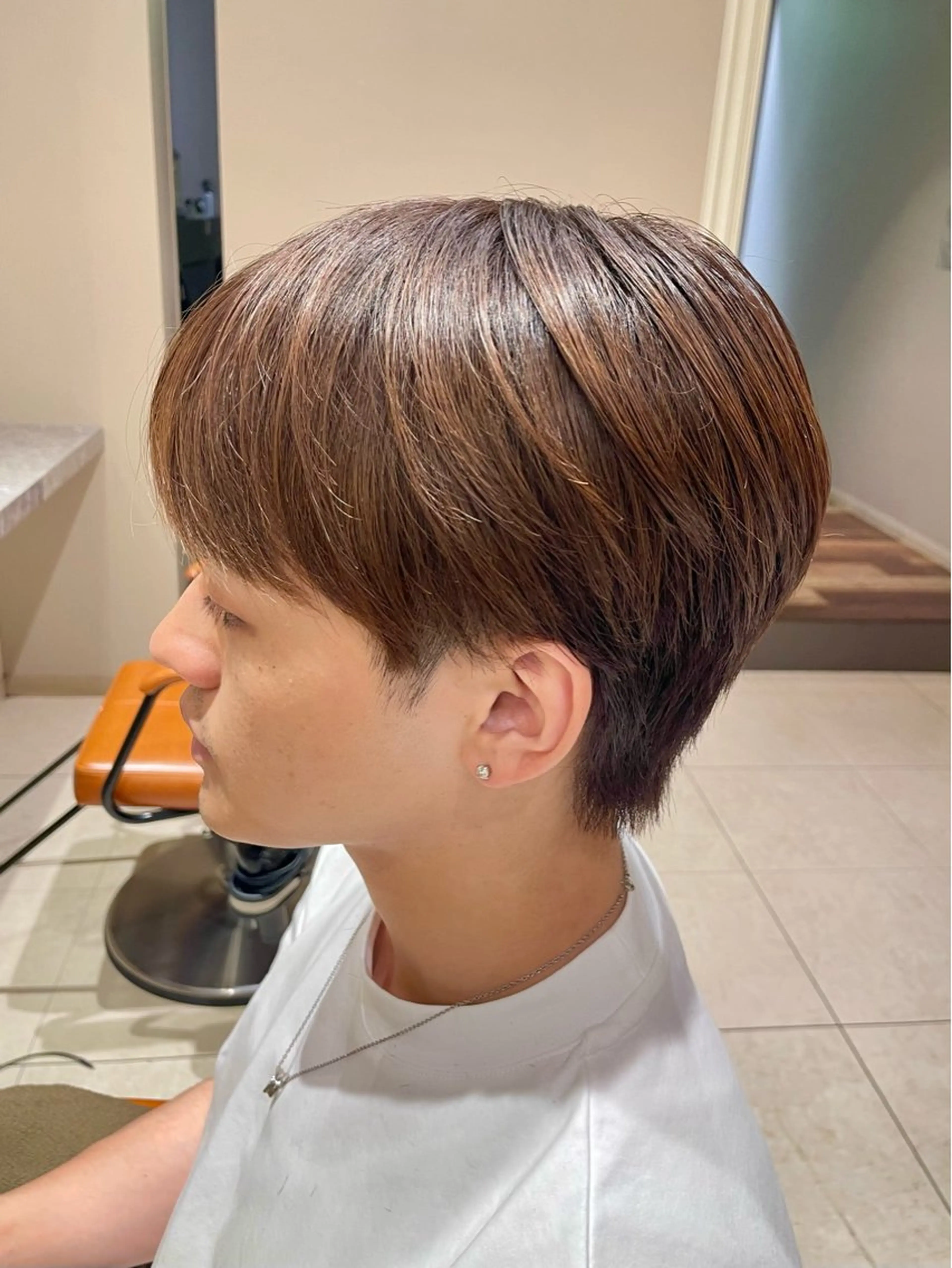 ショート カラー メンズ カット Merry  Land日吉所属・暖色/ベージュ/ メンズ/鈴木彩のヘアスタイル