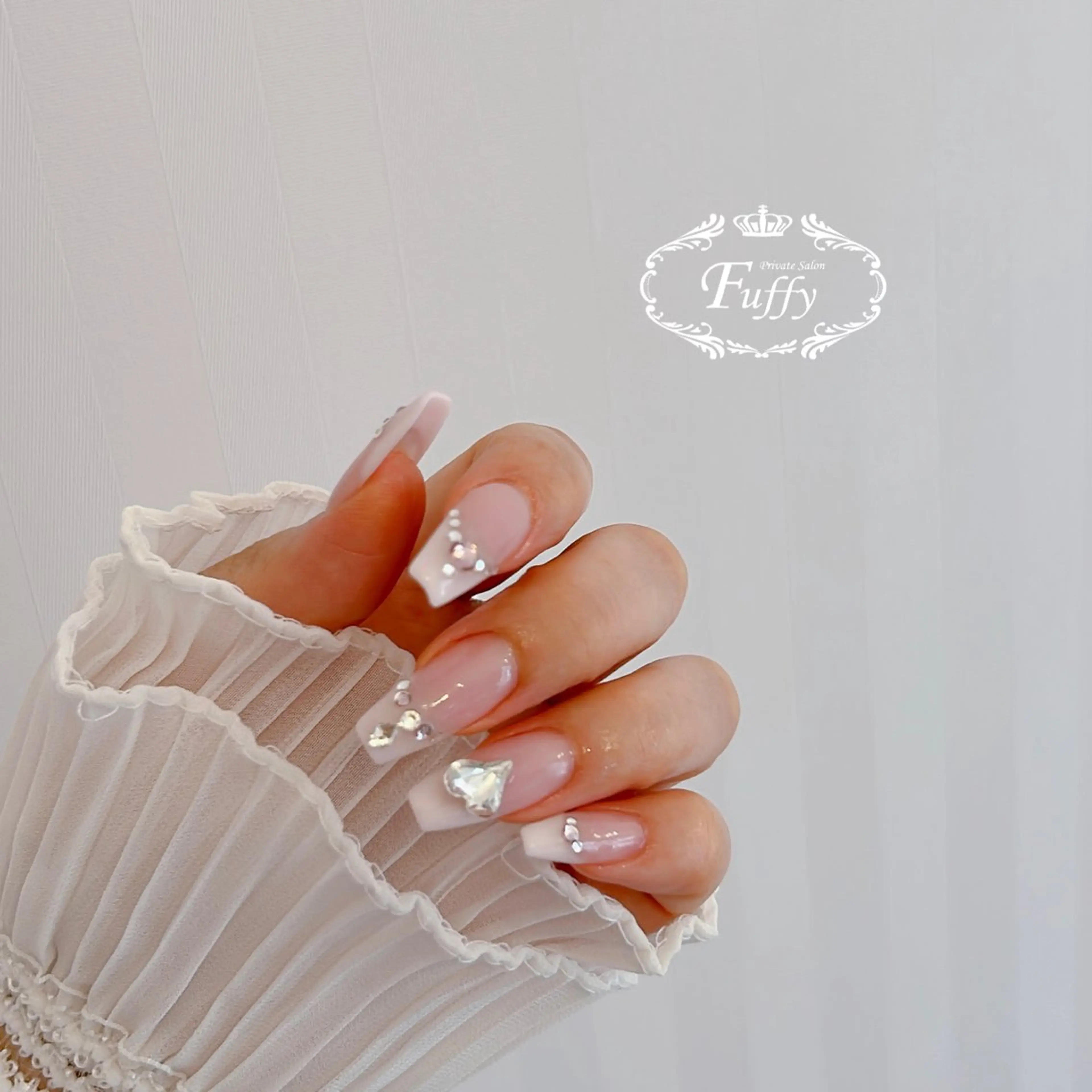 ネイル ハート ハンドネイル Fuffy所属・フーフィー Fuffyのネイルデザイン