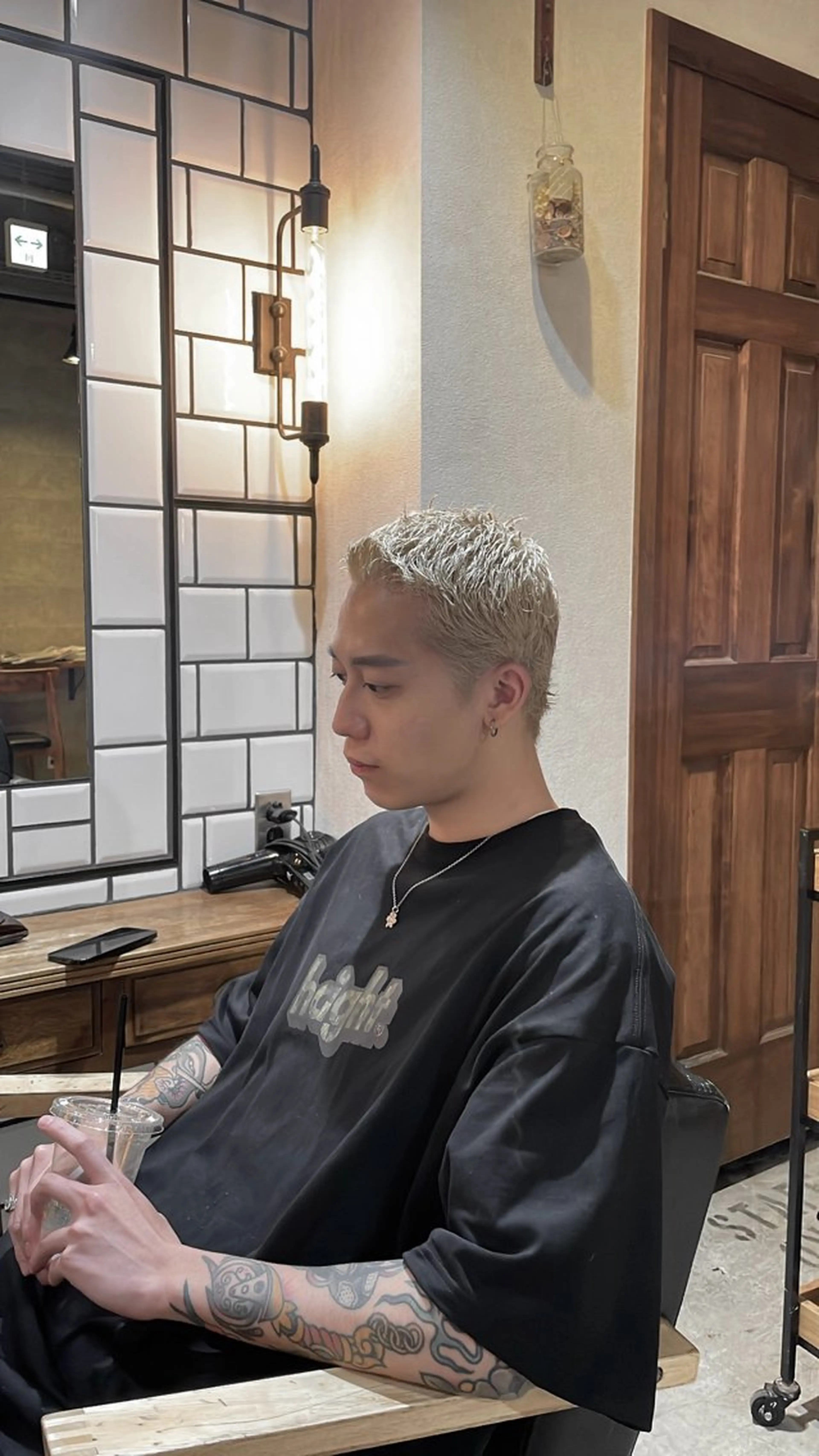 カラー メンズ カット ヘアカラー トリートメント メンズ特化/フェード 樋口裕馬のヘアスタイル