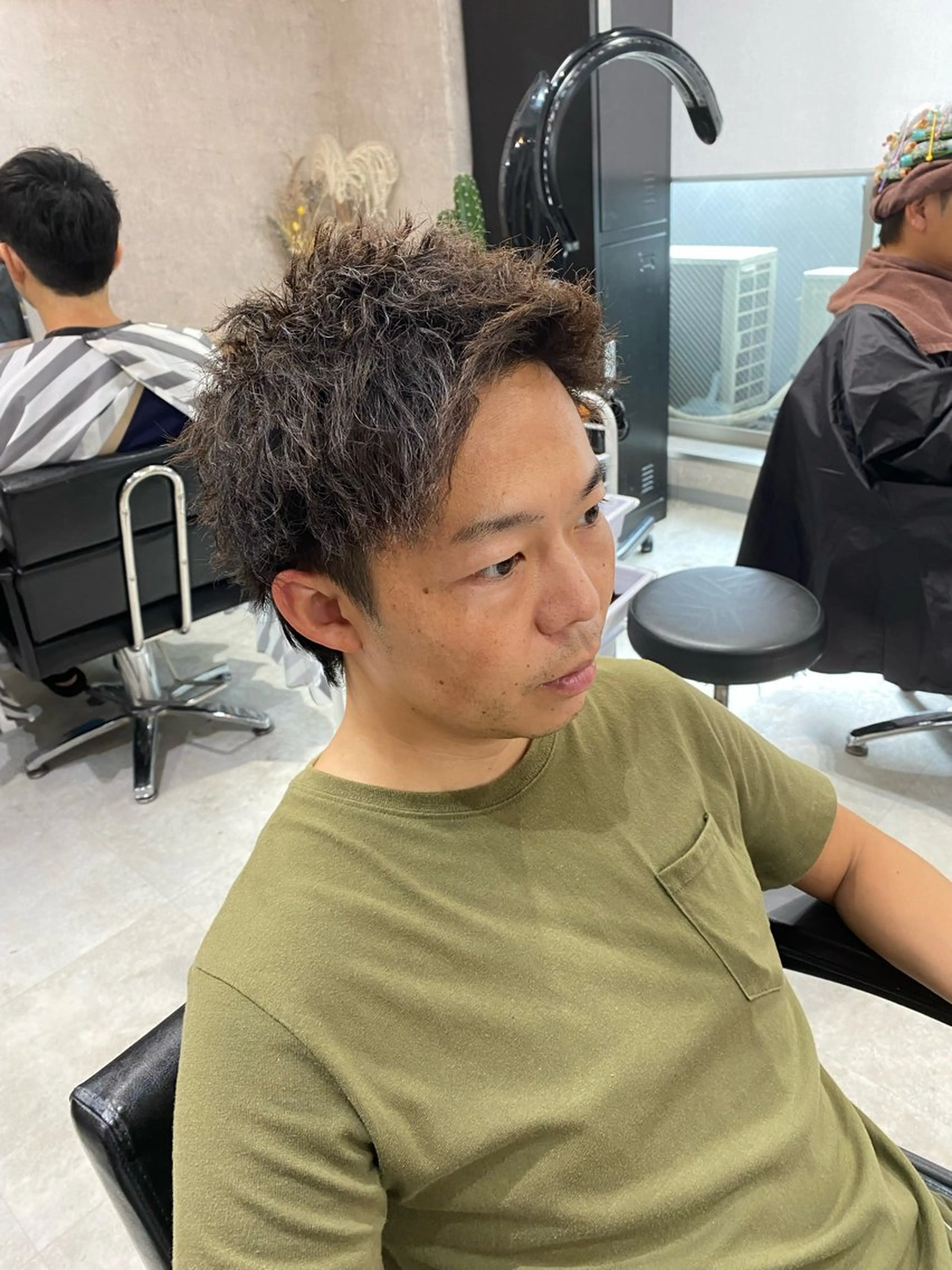 ショート パーマ メンズ メンズウルフカット ウルフカット 🐉『メンズ美容師』 吉田龍星🐉のヘアスタイル